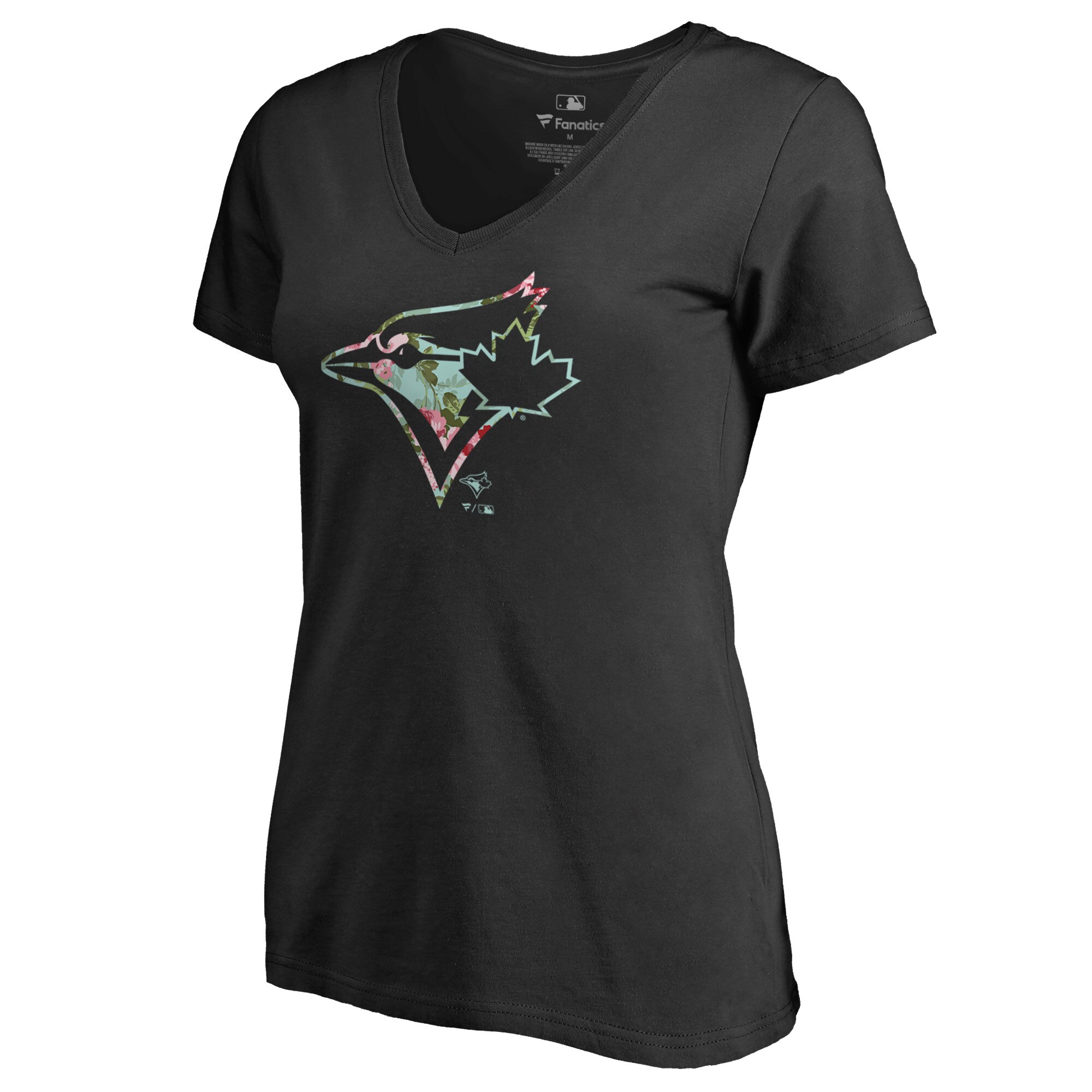 Women's Toronto Blue Jays  Branded Black Lovely V-Neck T-Shirt