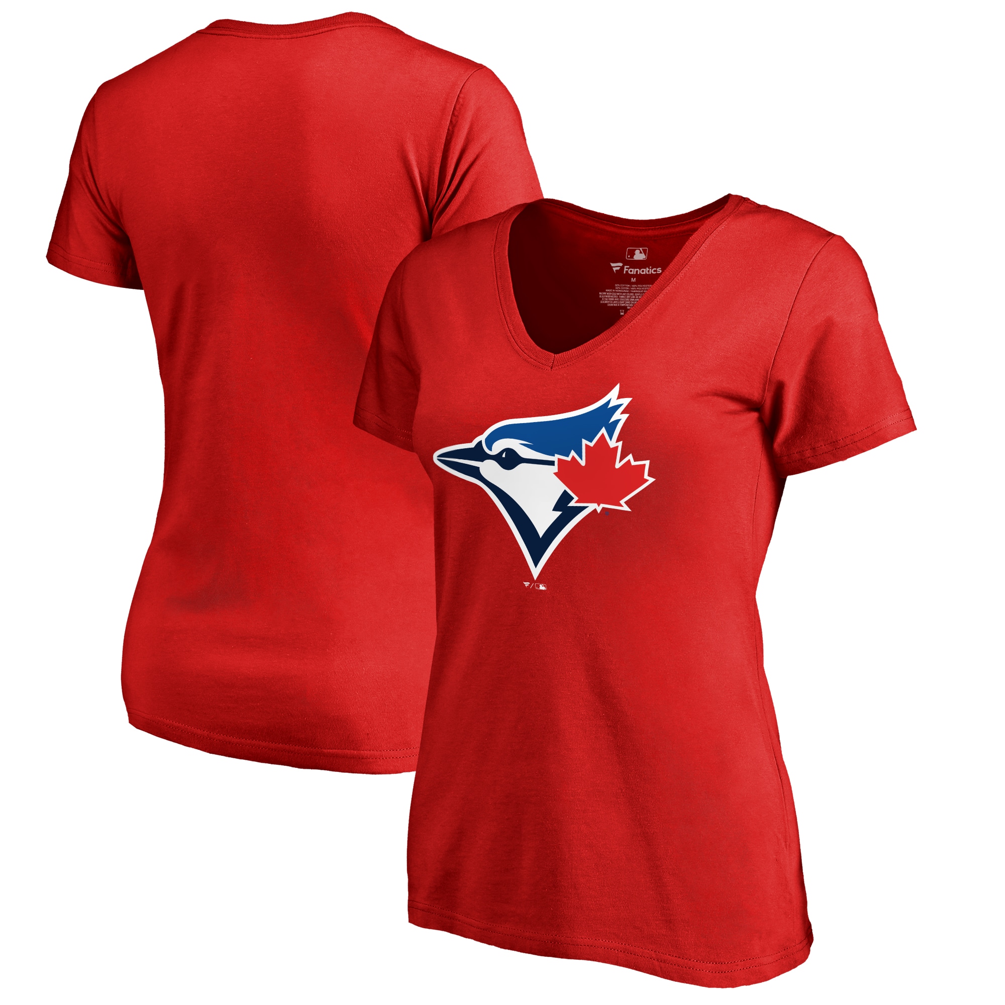 Women's Toronto Blue Jays  Branded Red Logo T-Shirt