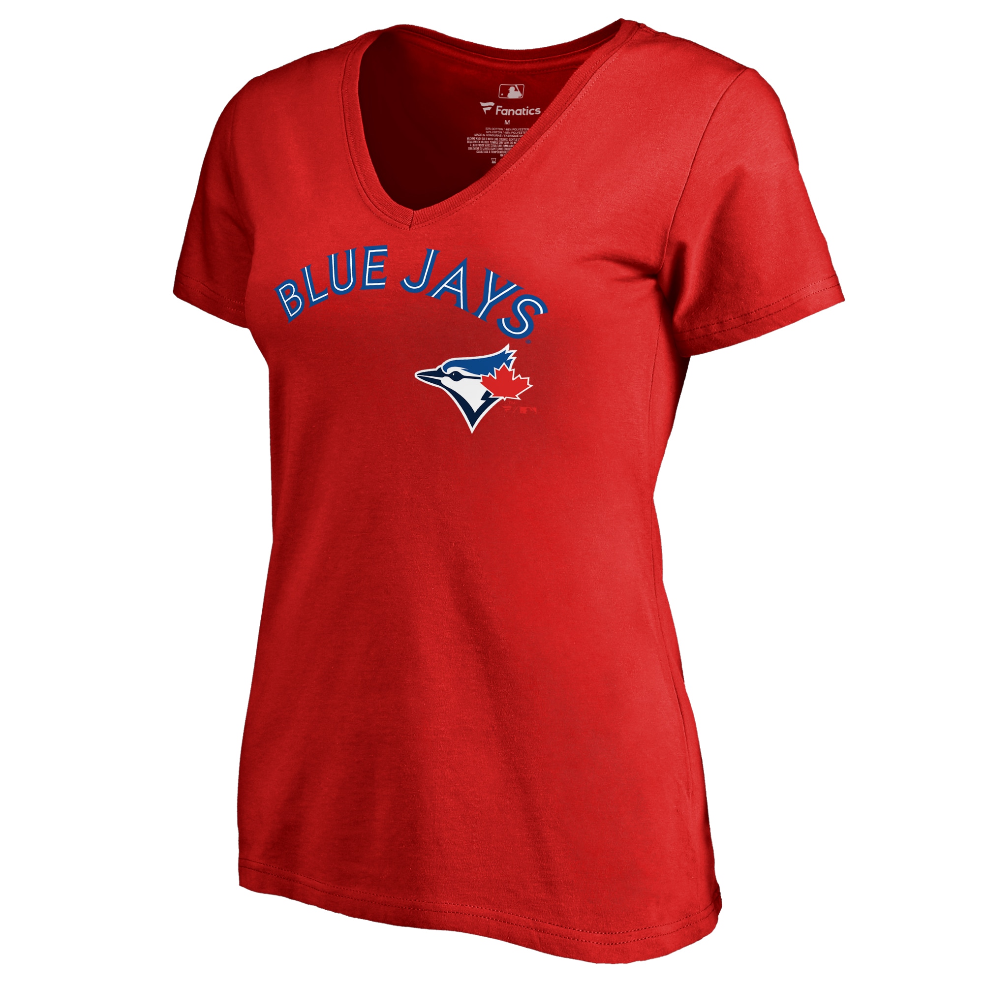 Women's Toronto Blue Jays  Branded Red Team Lockup T-Shirt