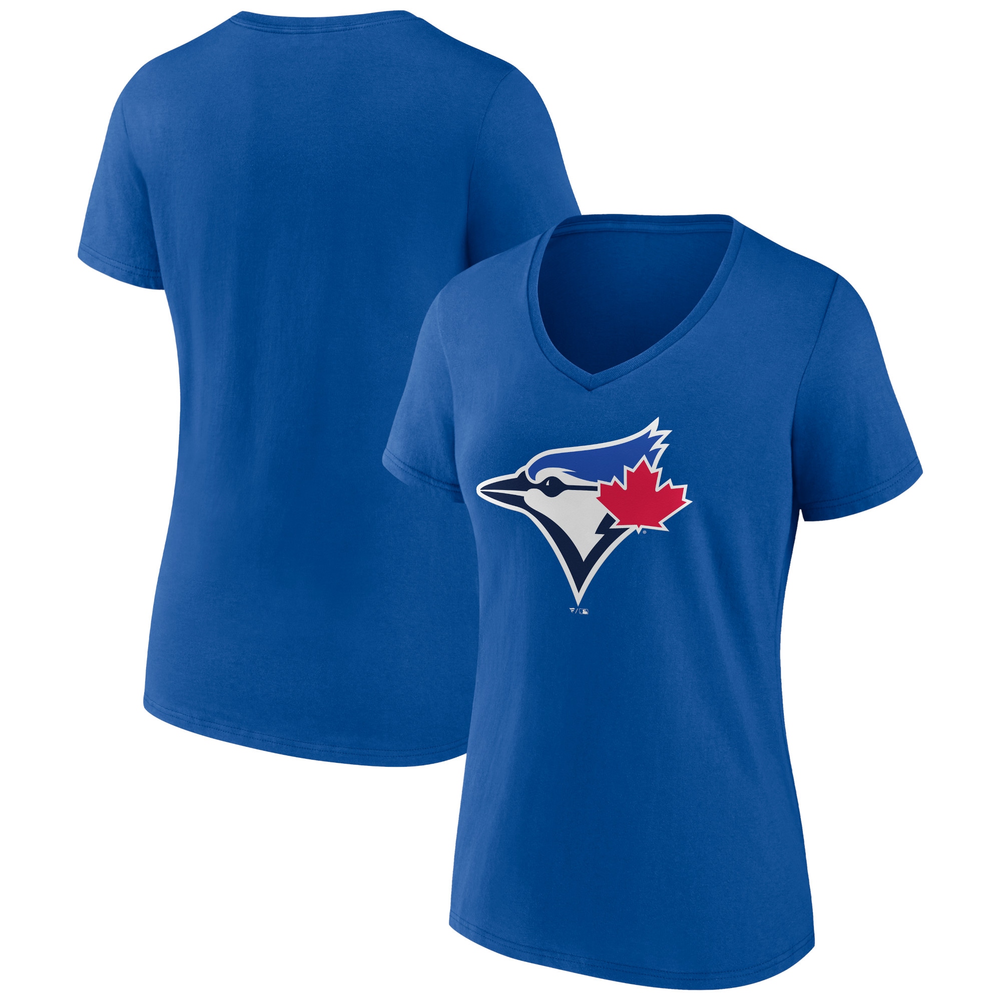 Women's Toronto Blue Jays  Branded Royal Core Official Logo V-Neck T-Shirt