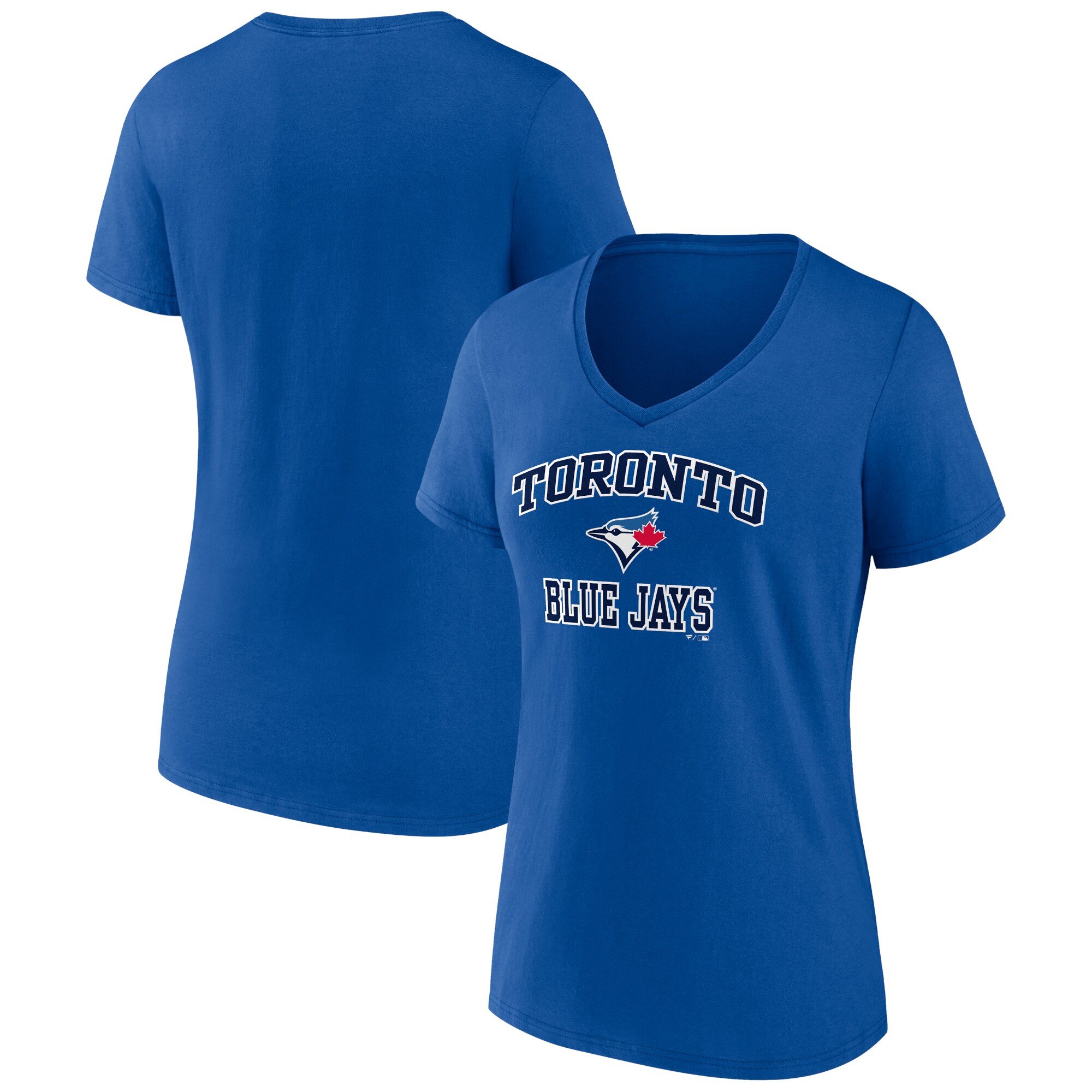 Women's Toronto Blue Jays  Branded Royal Heart and Soul V-Neck T-Shirt