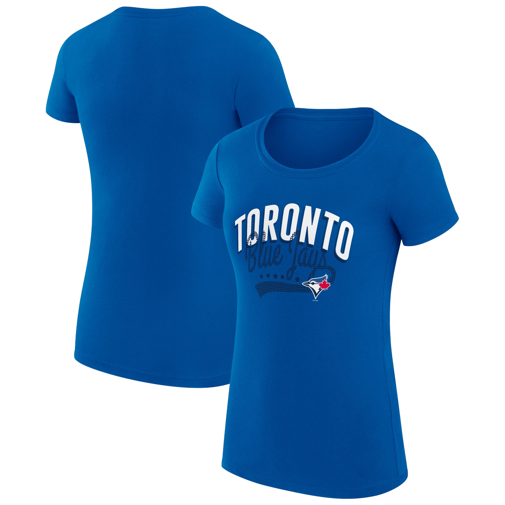 Women's Toronto Blue Jays  G-III 4Her by Carl Banks Royal Filigree Team Fitted T-Shirt