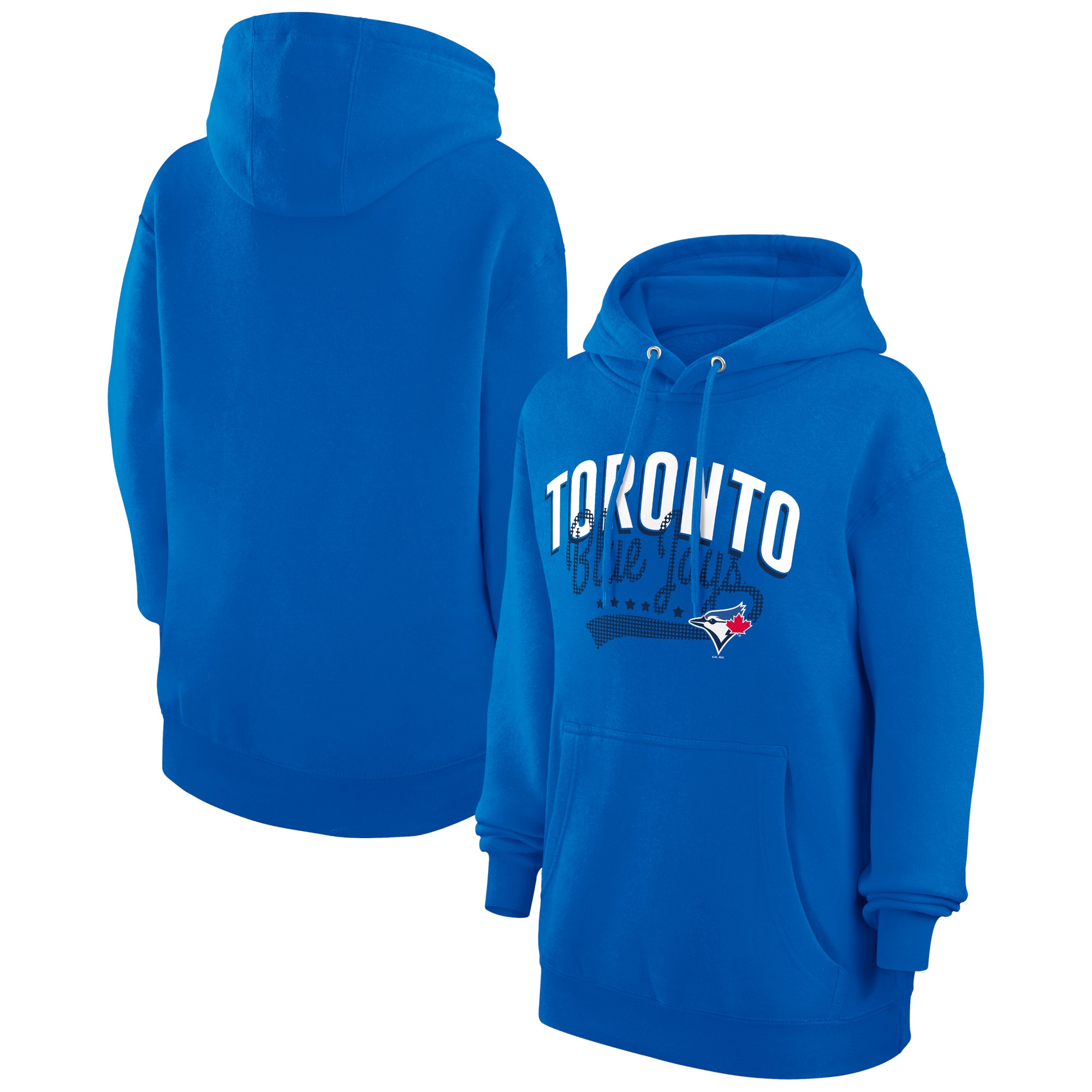 Women's Toronto Blue Jays  G-III 4Her by Carl Banks Royal Filigree Team Pullover Hoodie