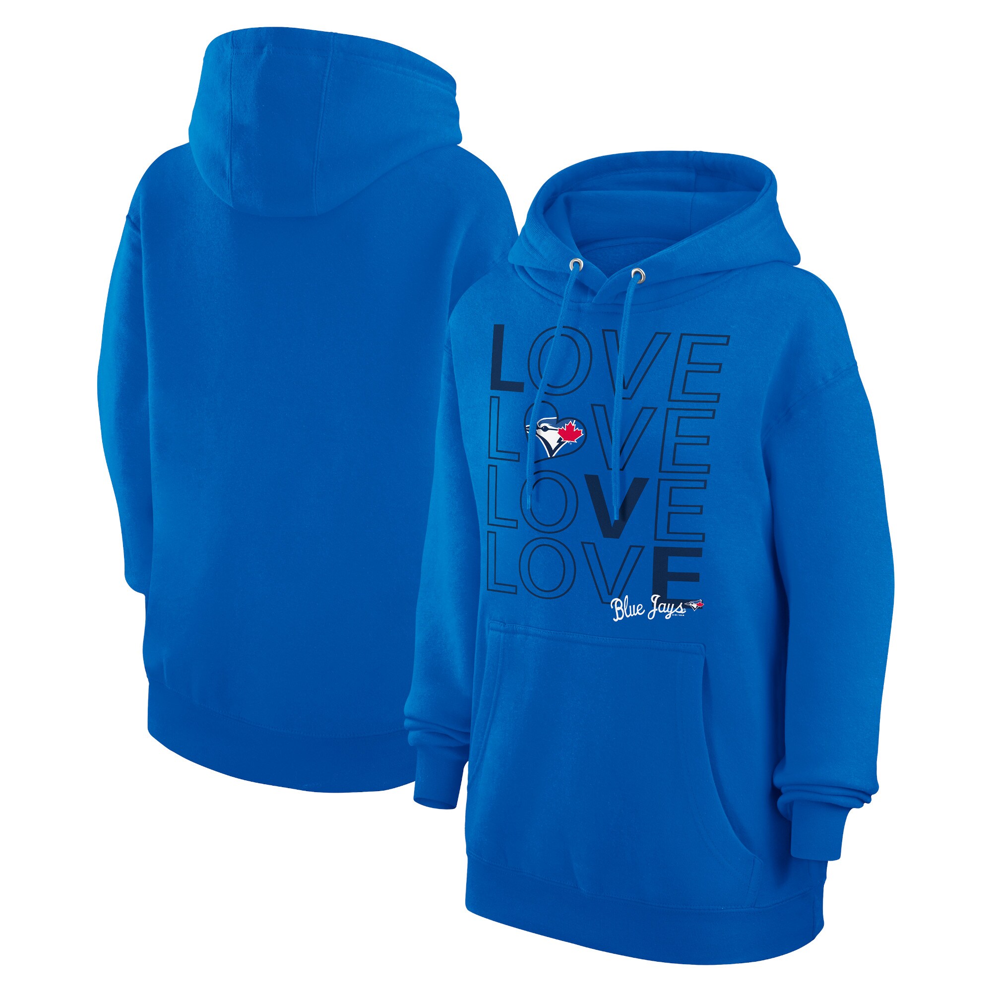 Women's Toronto Blue Jays  G-III 4Her by Carl Banks Royal Love Graphic Fleece Hoodie