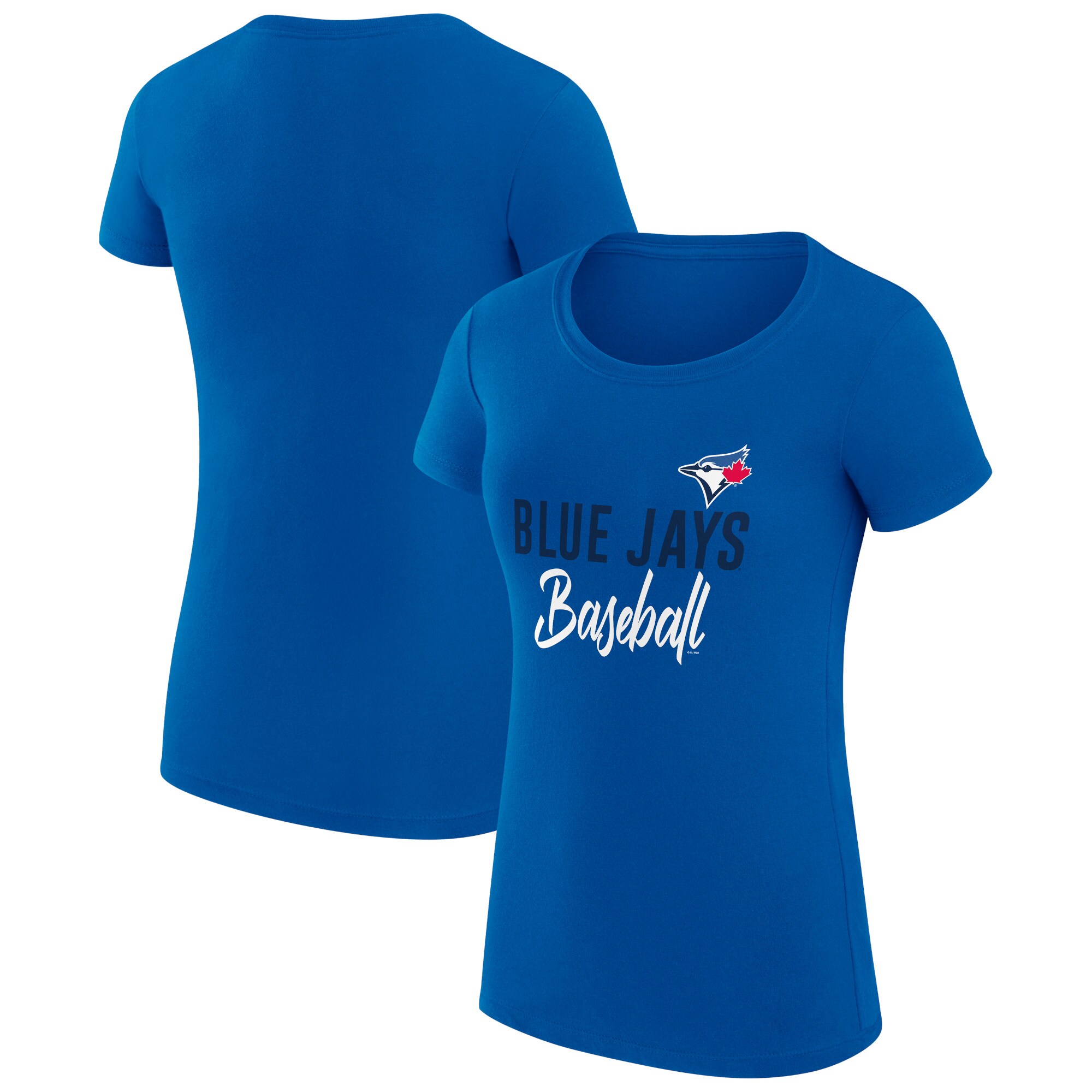 Women's Toronto Blue Jays  G-III 4Her by Carl Banks Royal Team Graphic Fitted T-Shirt