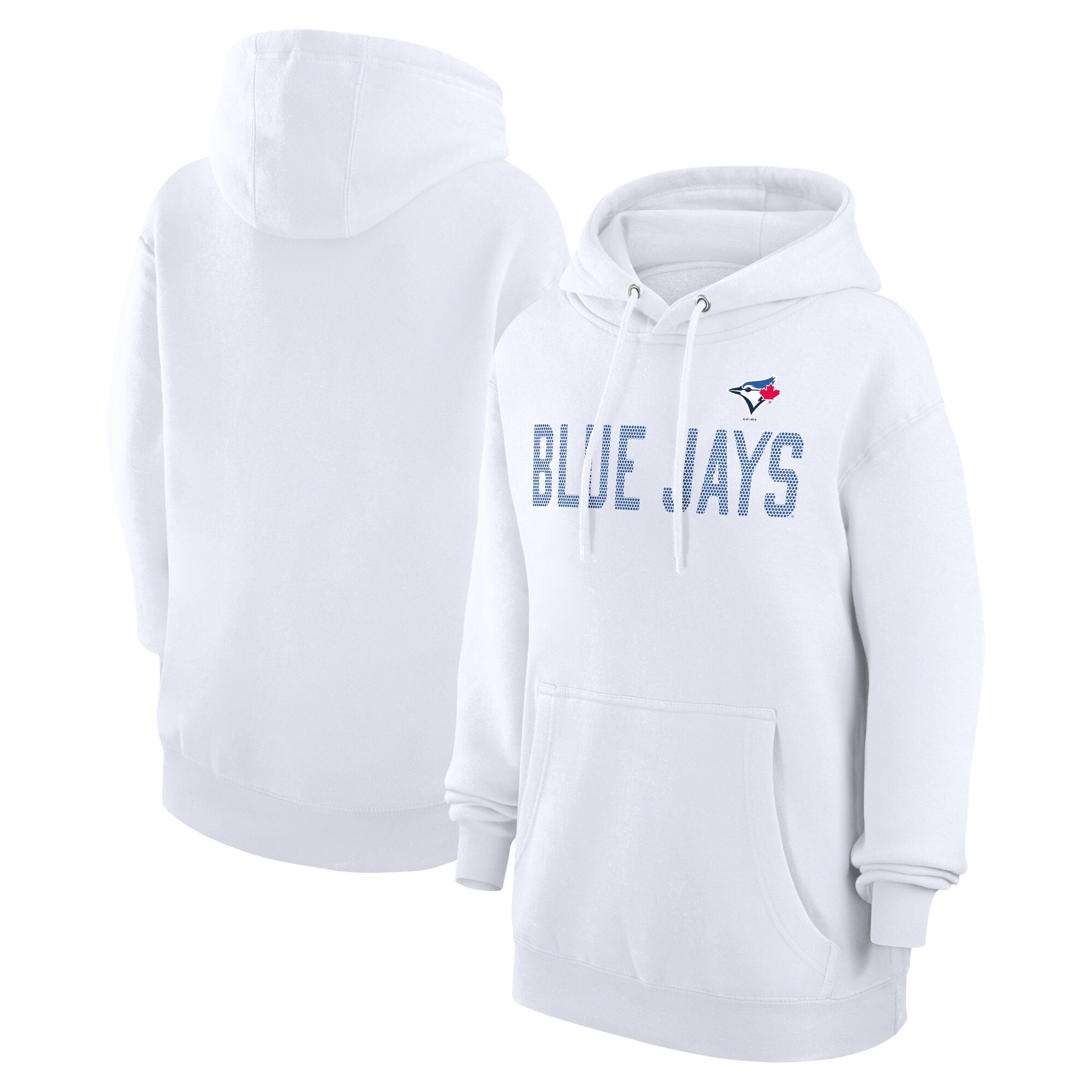 Women's Toronto Blue Jays  G-III 4Her by Carl Banks White Dot Print Pullover Hoodie