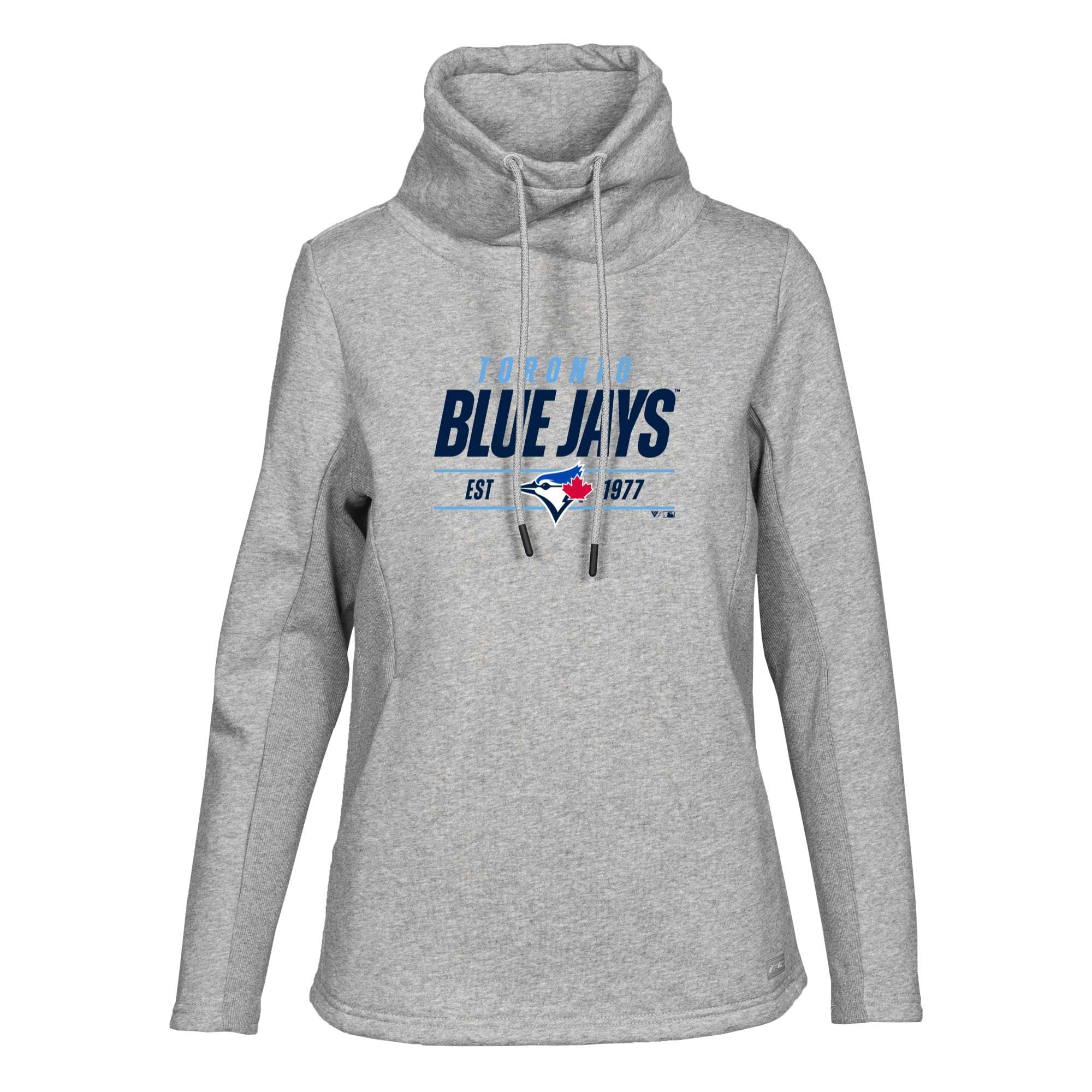 Women's Toronto Blue Jays  Levelwear Heather Gray Verve Loop Pullover Sweatshirt