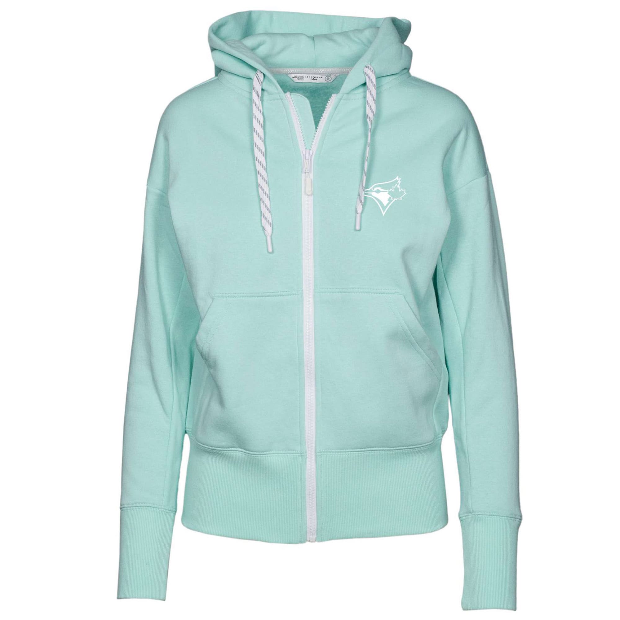 Women's Toronto Blue Jays  Levelwear Mint  Gardinia Core Full-Zip Hoodie