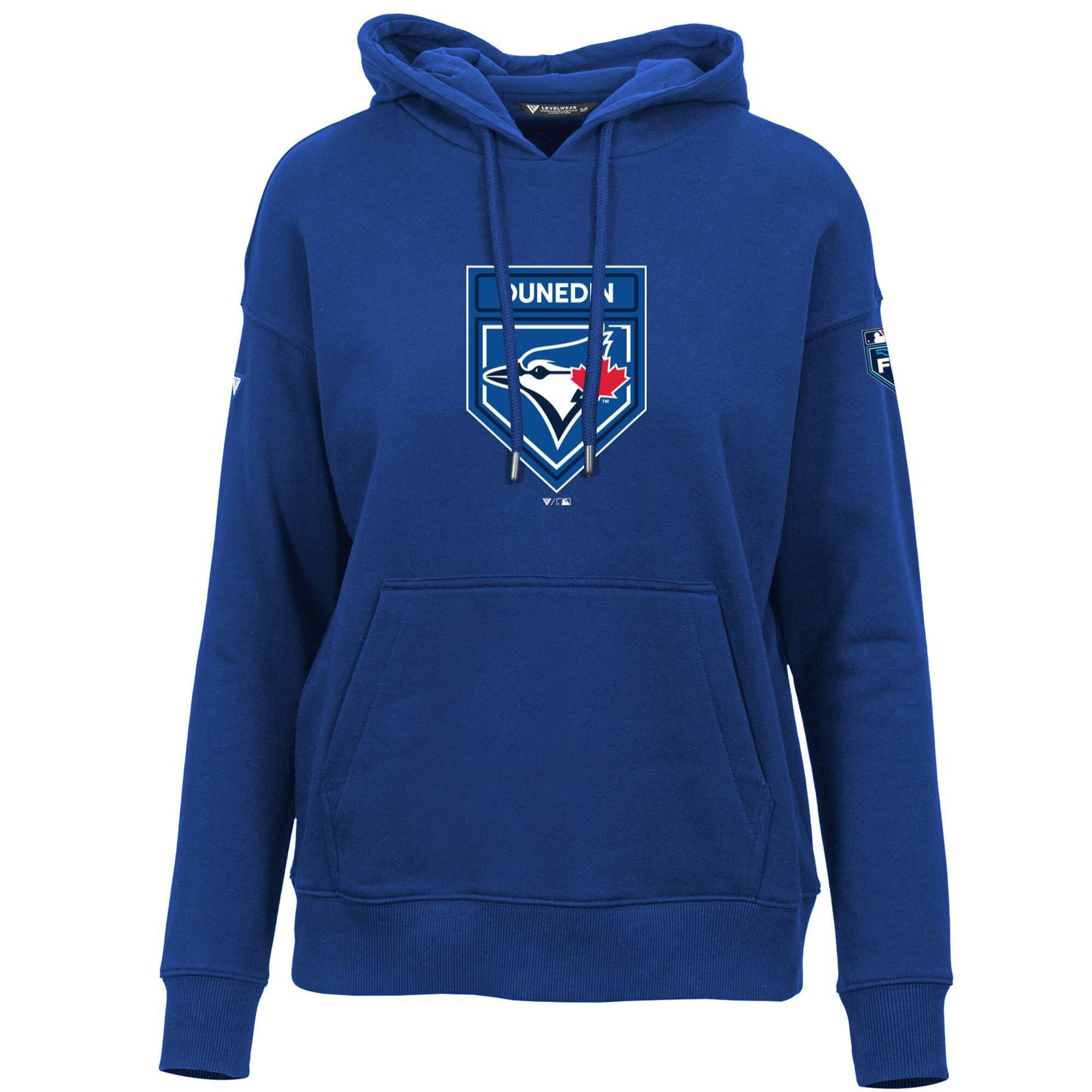 Women's Toronto Blue Jays Levelwear Royal 2024 Spring Training Adorn Fleece Pullover Hoodie