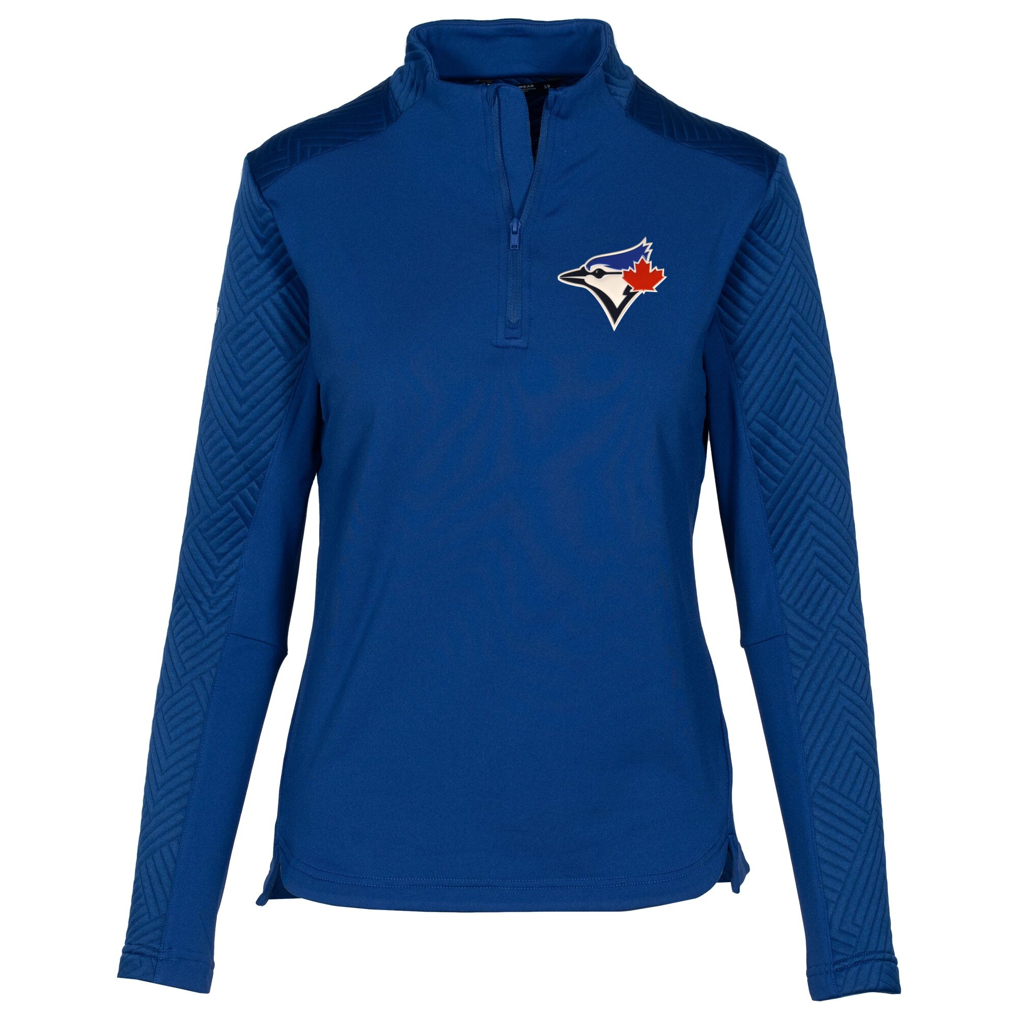 Women's Toronto Blue Jays Levelwear Royal Daybreak Quarter-Zip Pullover Top