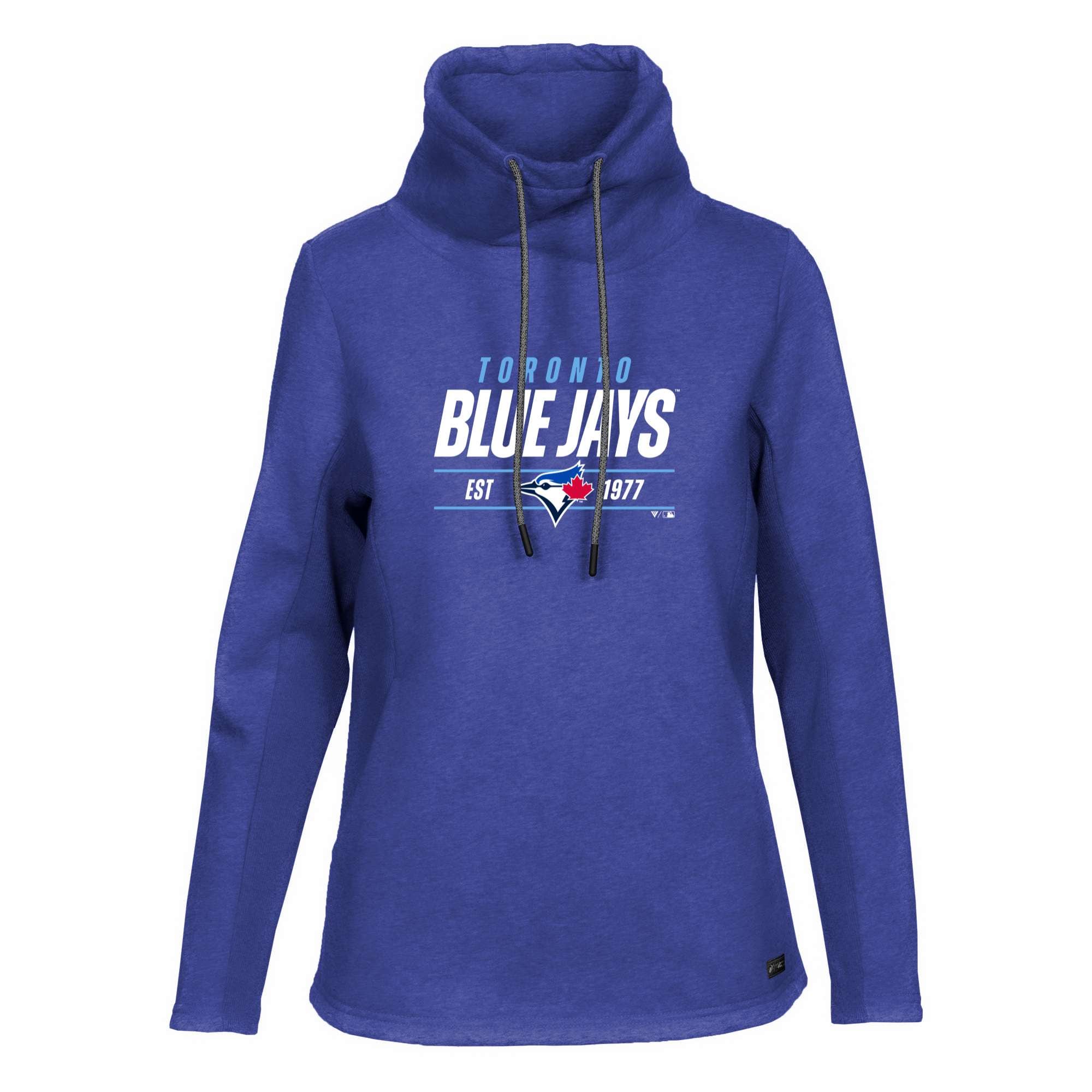 Women's Toronto Blue Jays  Levelwear Royal Verve Loop Pullover Sweatshirt