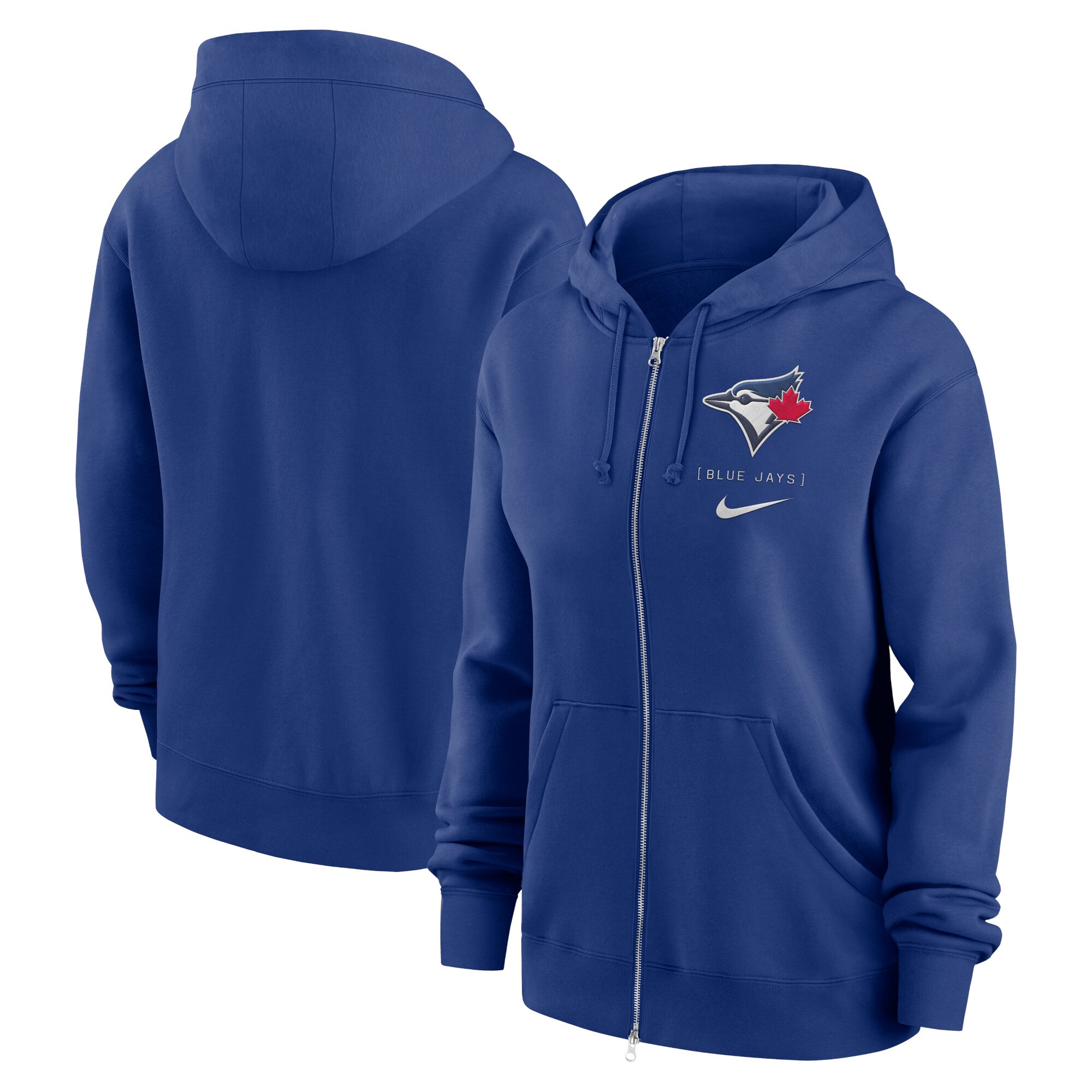 Women's Toronto Blue Jays Nike Royal Legacy Icon Full-Zip Hoodie
