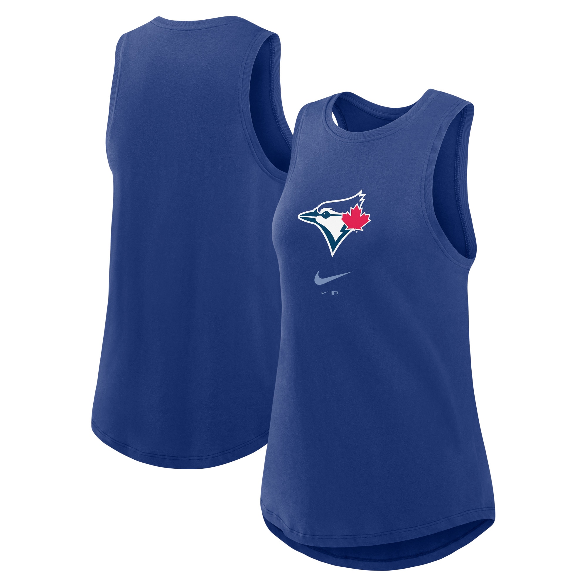 Women's Toronto Blue Jays Nike Royal Legacy Icon High Neck Fashion Tank Top