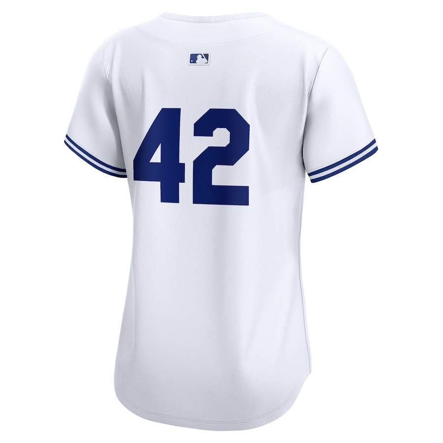 Women's Toronto Blue Jays Nike White 2024 Jackie Robinson Day Home Limited Jersey - Image 3