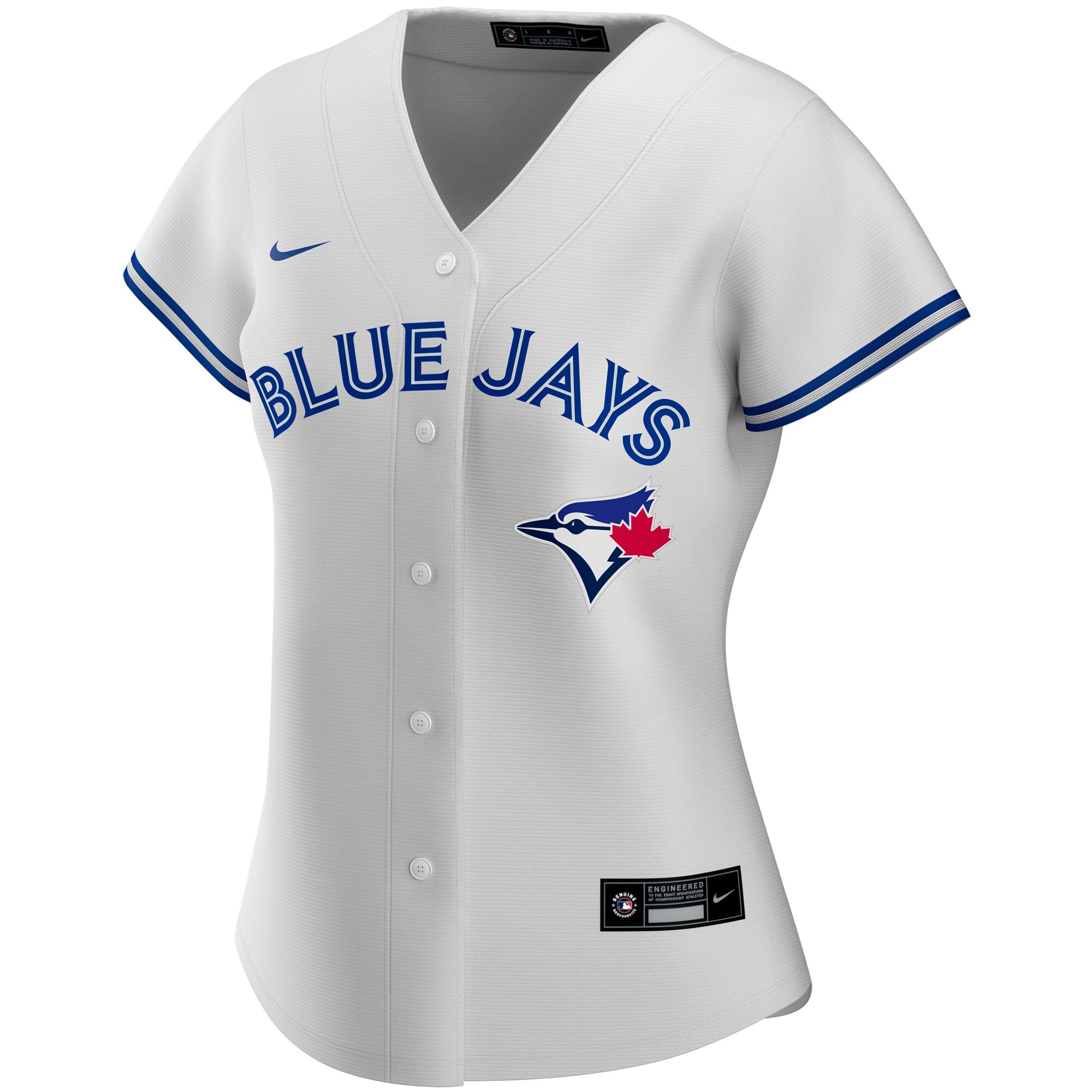 Women's Toronto Blue Jays Nike White Home Replica Team Jersey - Image 2