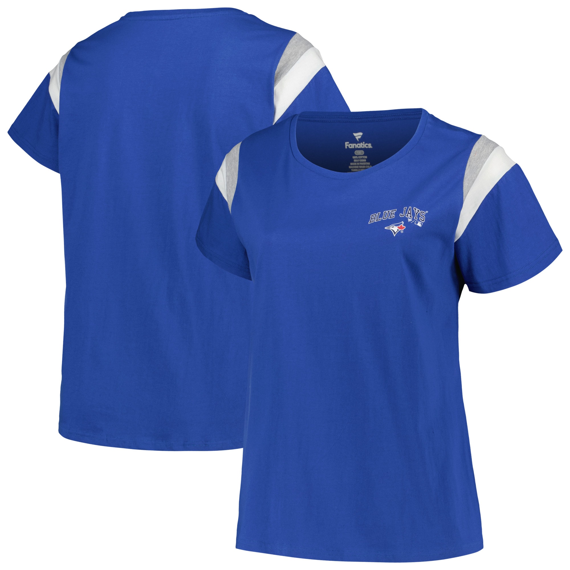 Women's Toronto Blue Jays Profile Royal  Plus Size Scoop Neck T-Shirt