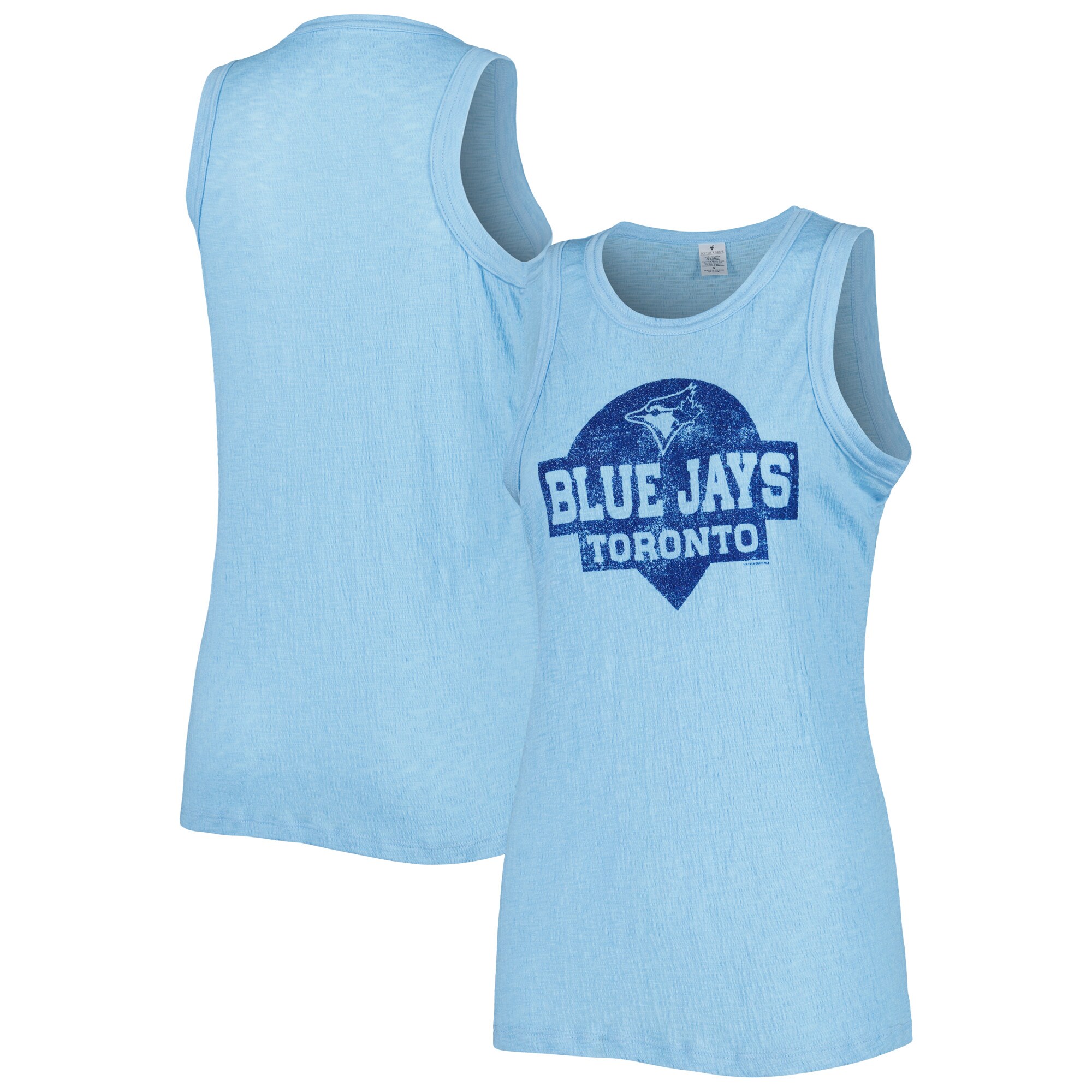 Women's Toronto Blue Jays Soft as a Grape Royal Tri-Blend Tank Top
