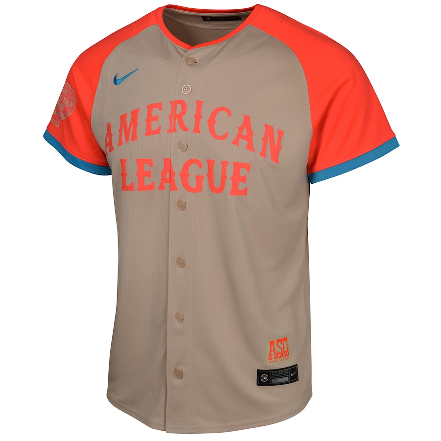 Youth American League Nike Cream 2024 MLB All-Star Game Limited Jersey - Image 2