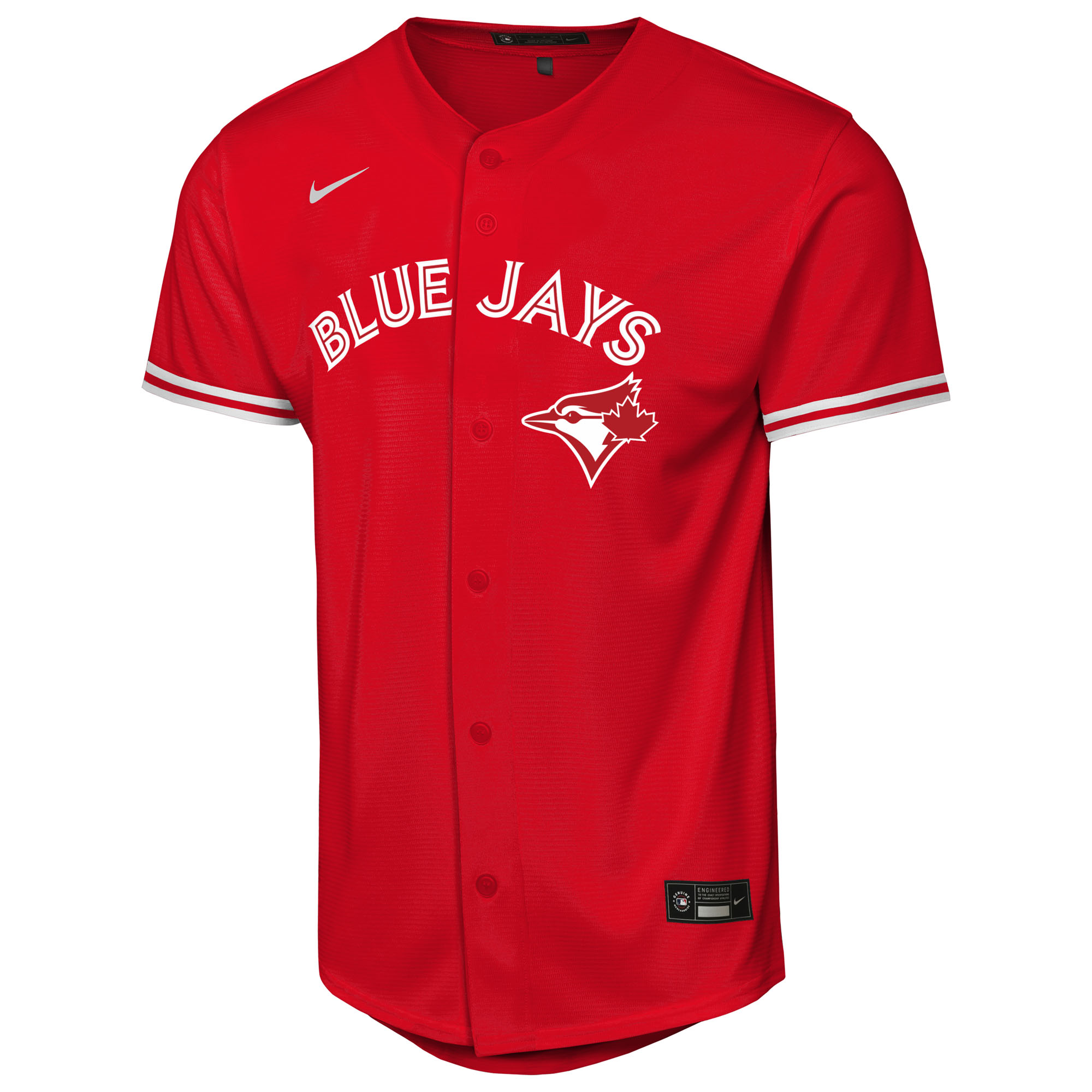 Youth Toronto Blue Jays Andr?s Gim?nez Nike Red Canada Day Replica Jersey - Image 2