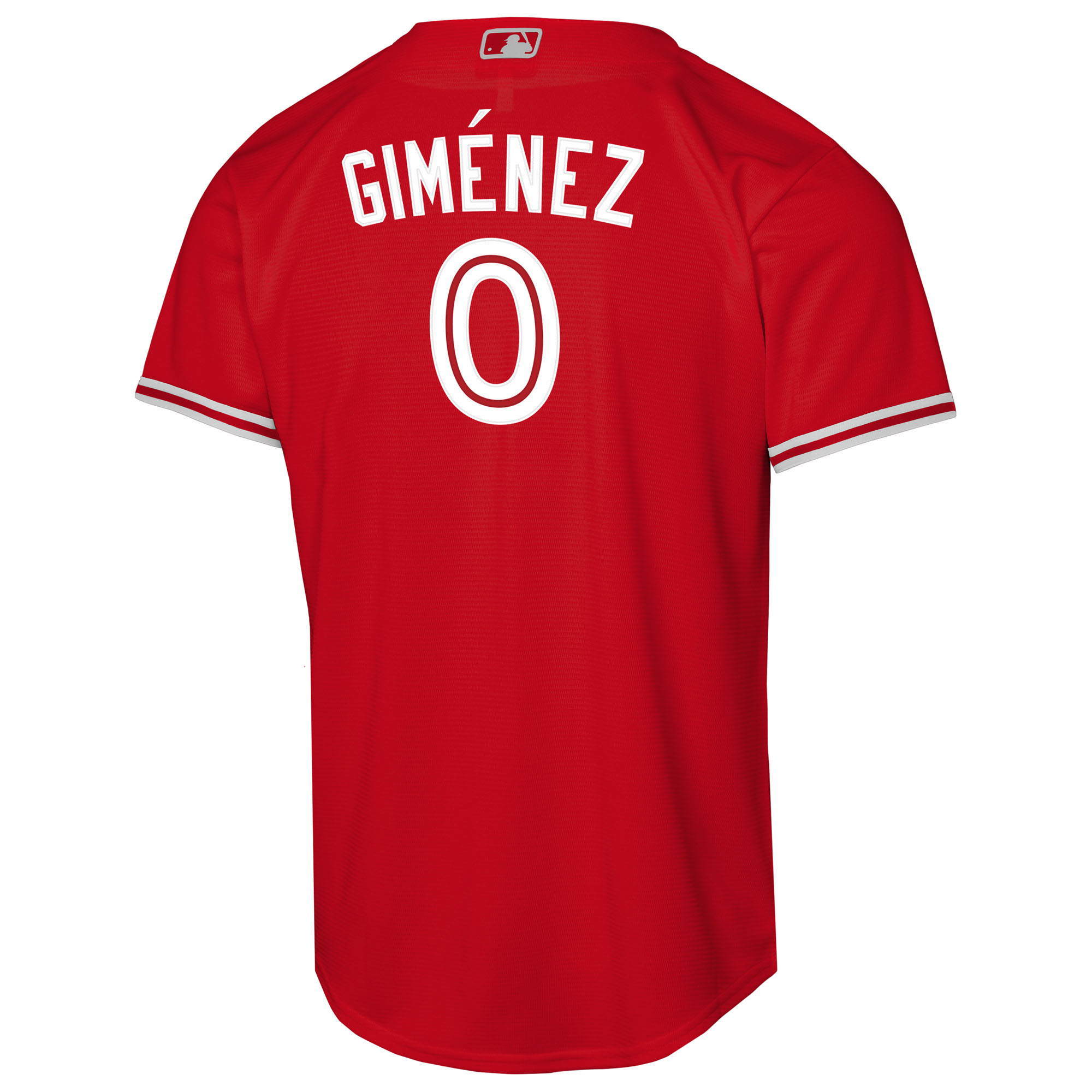 Youth Toronto Blue Jays Andr?s Gim?nez Nike Red Canada Day Replica Jersey - Image 3