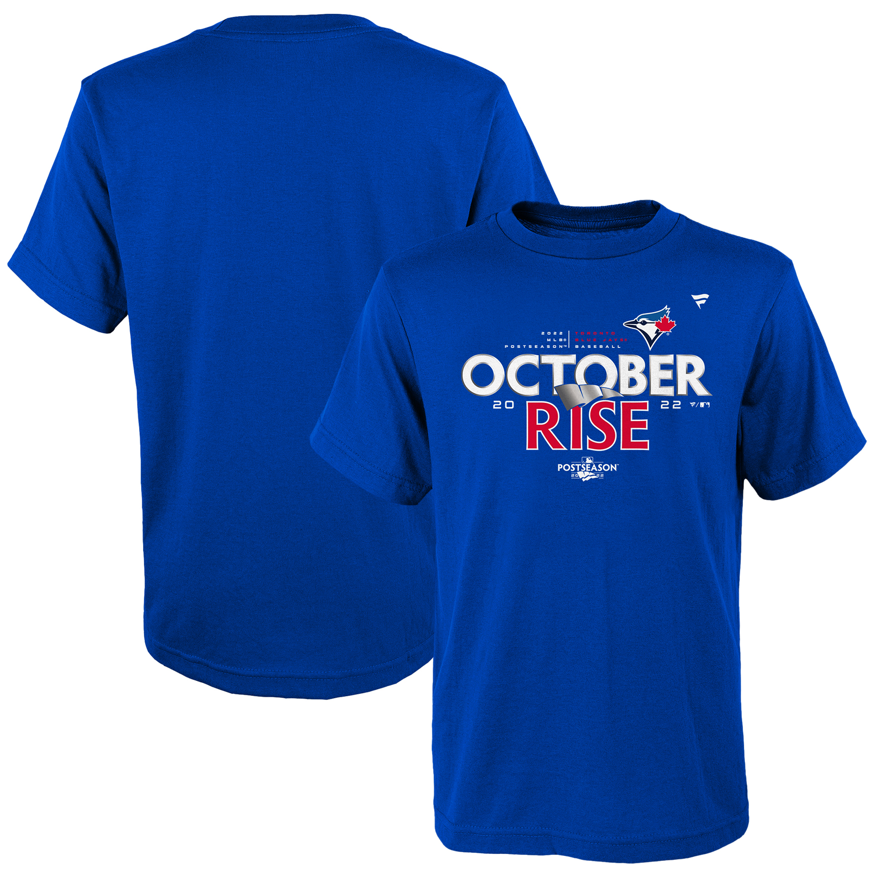 Youth Toronto Blue Jays  Branded Royal 2022 Postseason Locker Room T-Shirt