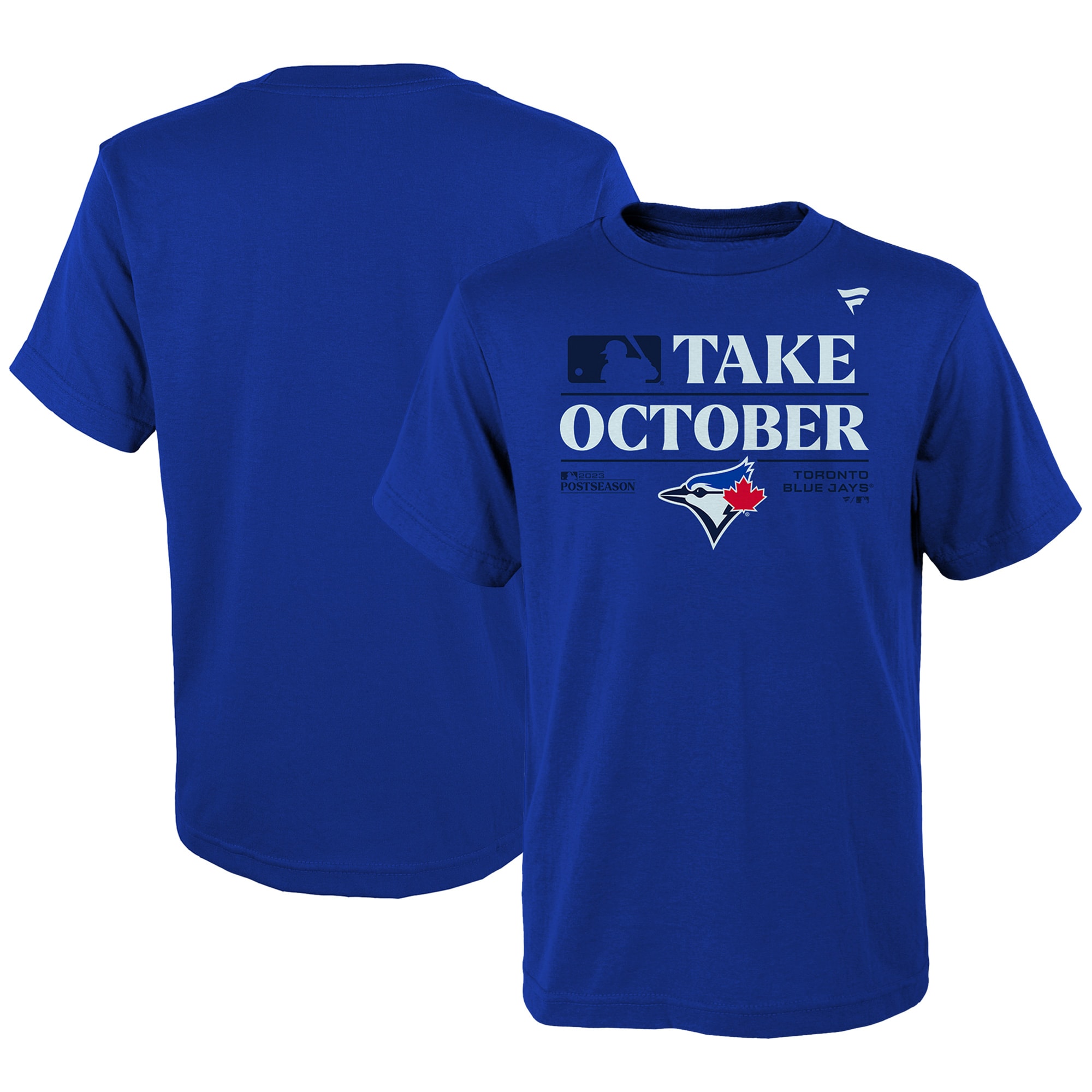 Youth Toronto Blue Jays   Branded Royal 2023 Postseason Locker Room T-Shirt