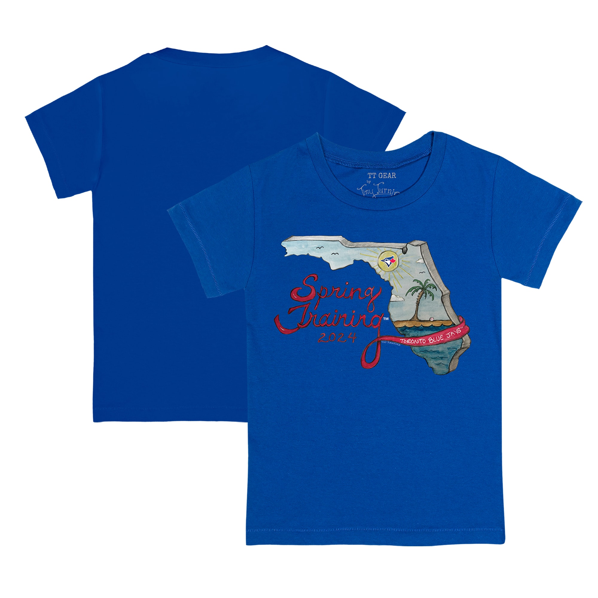 Youth Toronto Blue Jays Tiny Turnip Royal 2024 Spring Training Grapefruit League T-Shirt