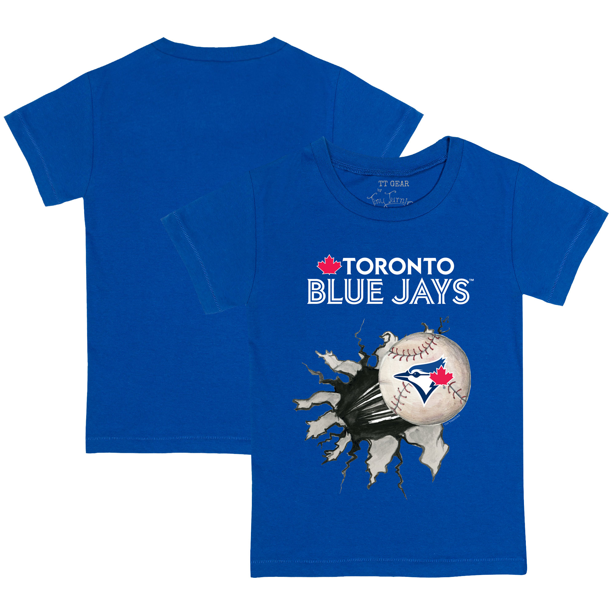 Youth Toronto Blue Jays Tiny Turnip Royal Baseball Tear T-Shirt