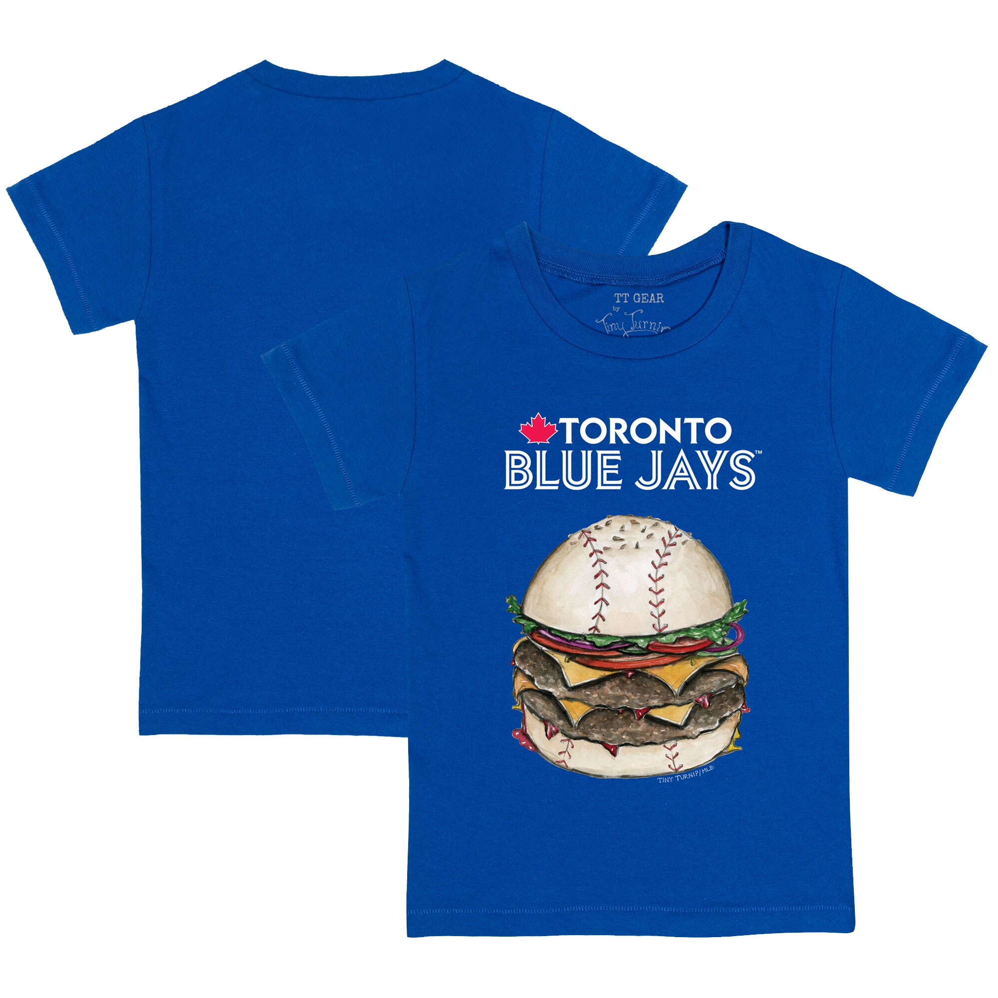 Youth Toronto Blue Jays Tiny Turnip Royal Burger T-Shirt