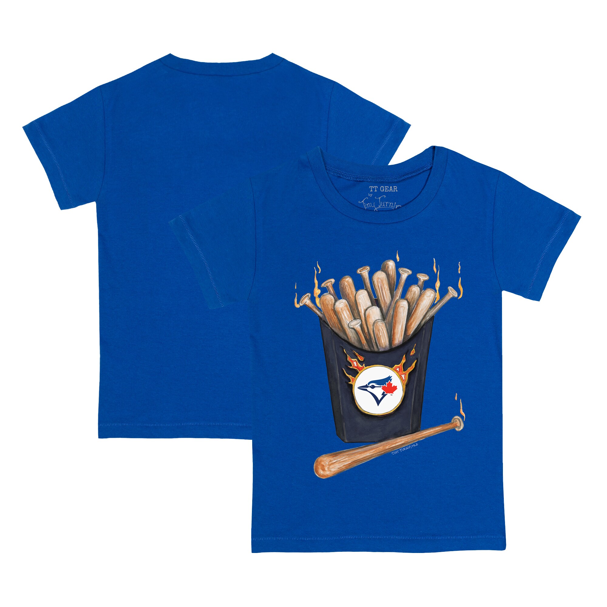 Youth Toronto Blue Jays Tiny Turnip Royal Hot Bats T-Shirt