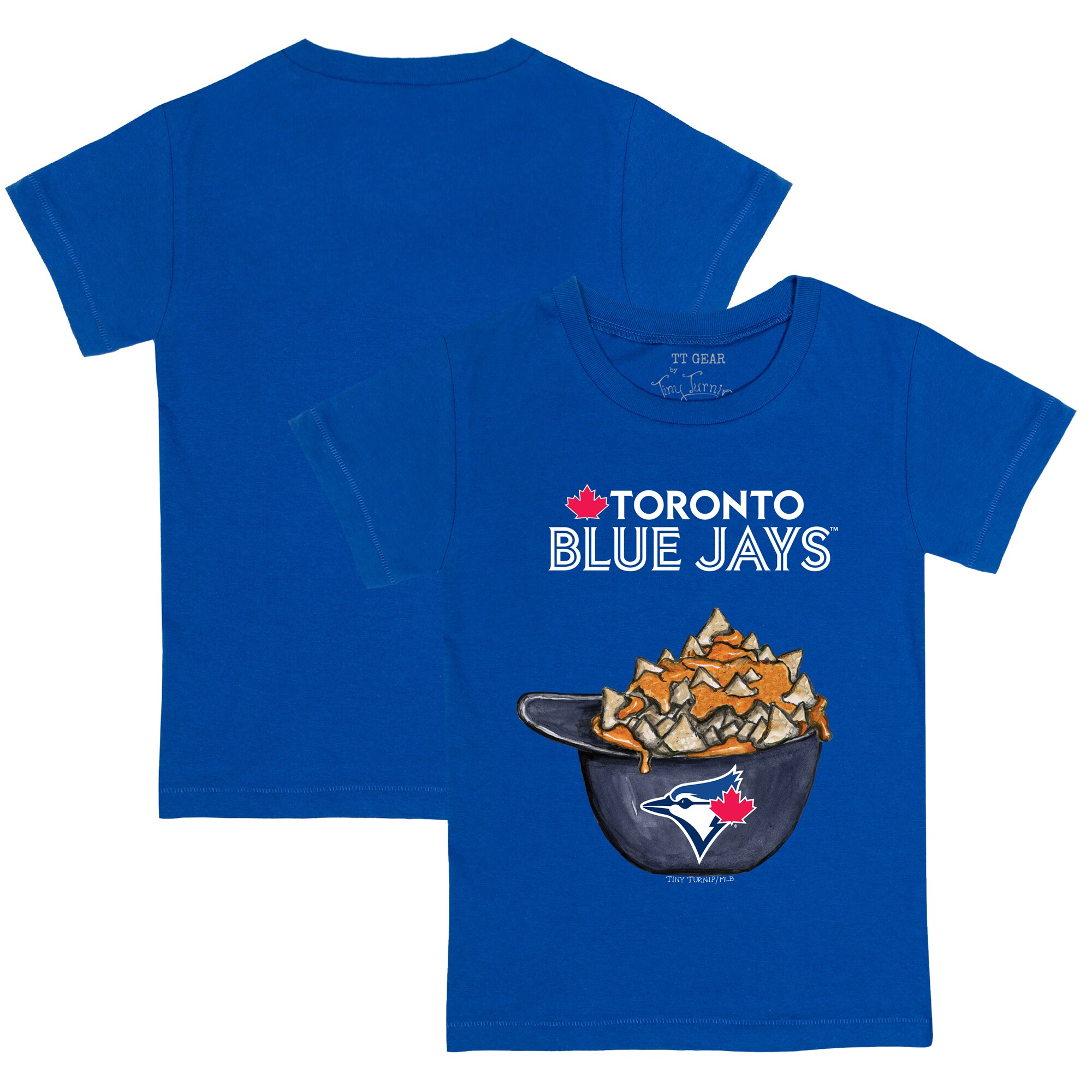 Youth Toronto Blue Jays Tiny Turnip Royal Nacho Helmet T-Shirt