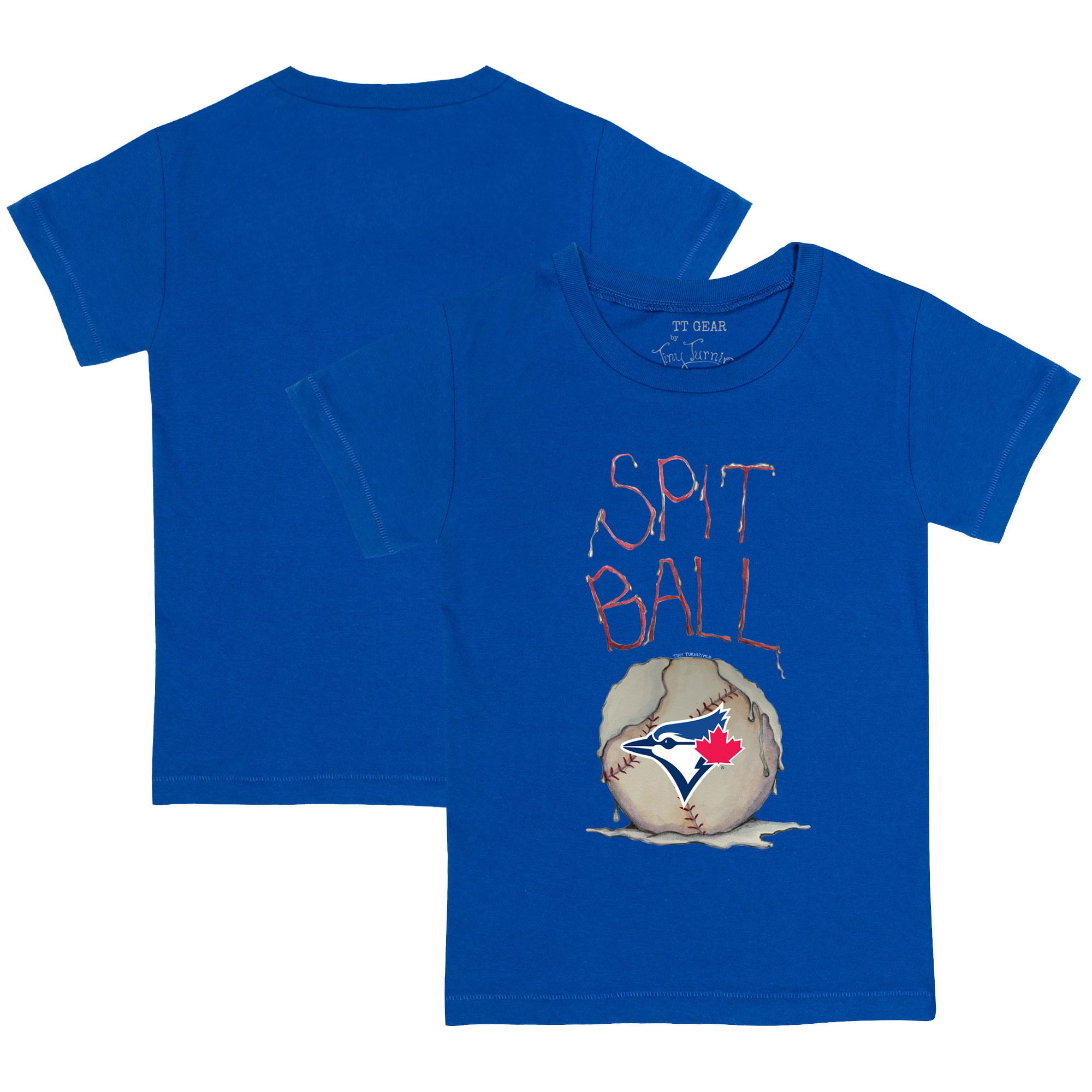 Youth Toronto Blue Jays Tiny Turnip Royal Spit Ball T-Shirt