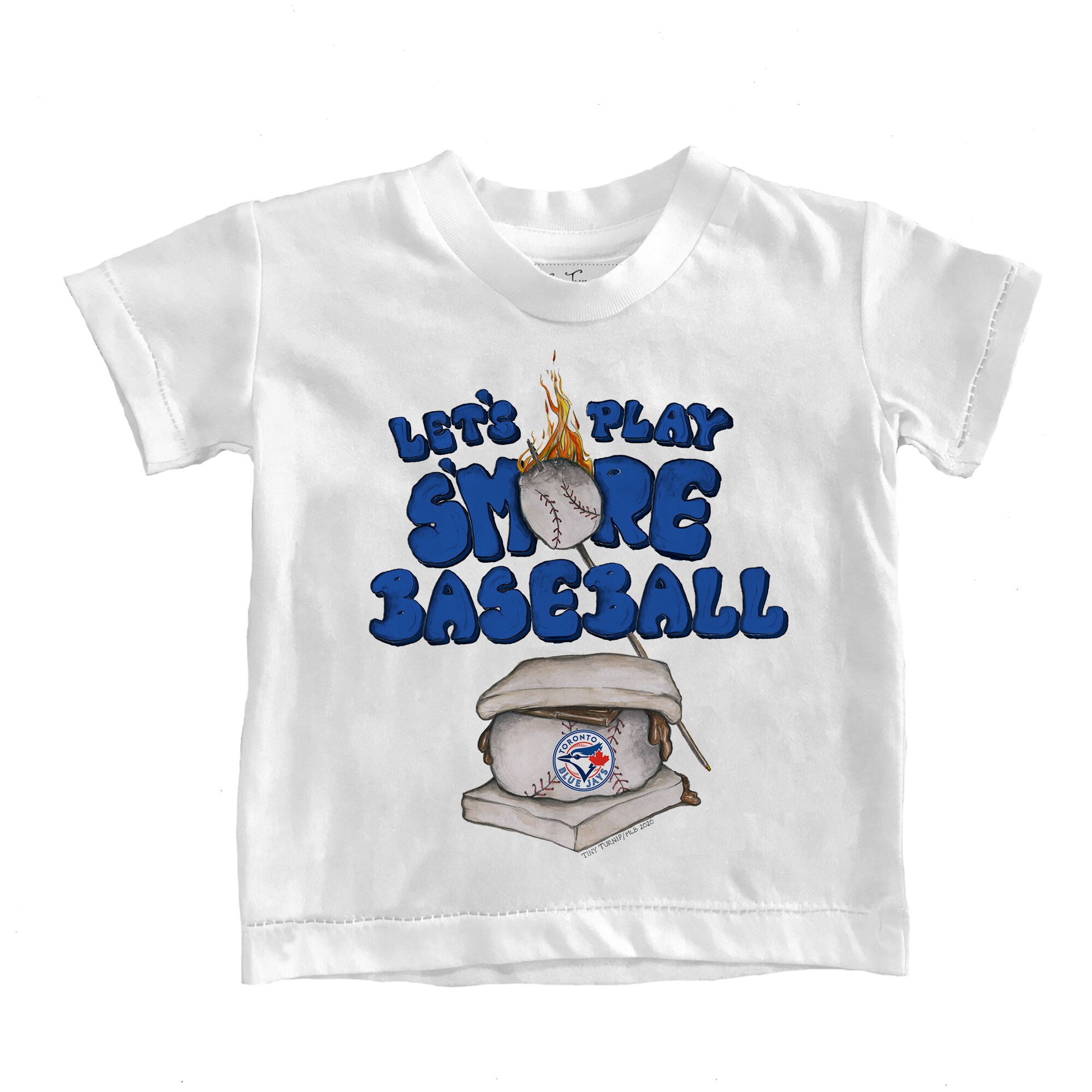 Youth Toronto Blue Jays Tiny Turnip White S'mores T-Shirt