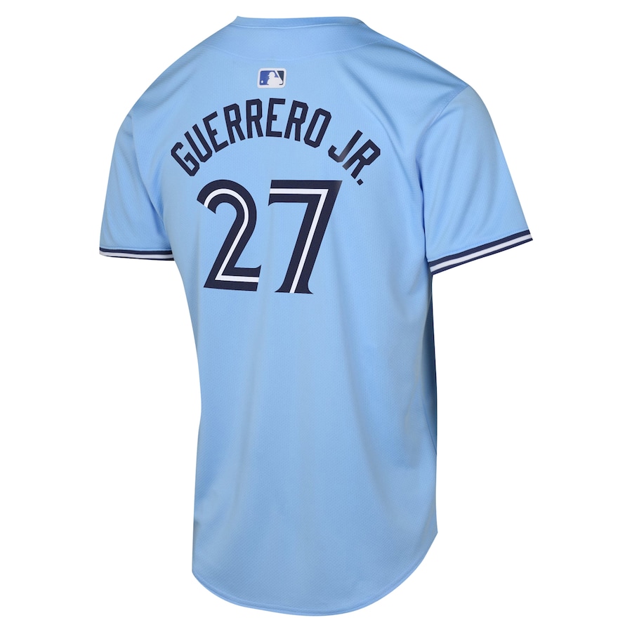 Youth Toronto Blue Jays Vladimir Guerrero Jr. Nike Powder Blue Alternate Limited Player Jersey - Image 3