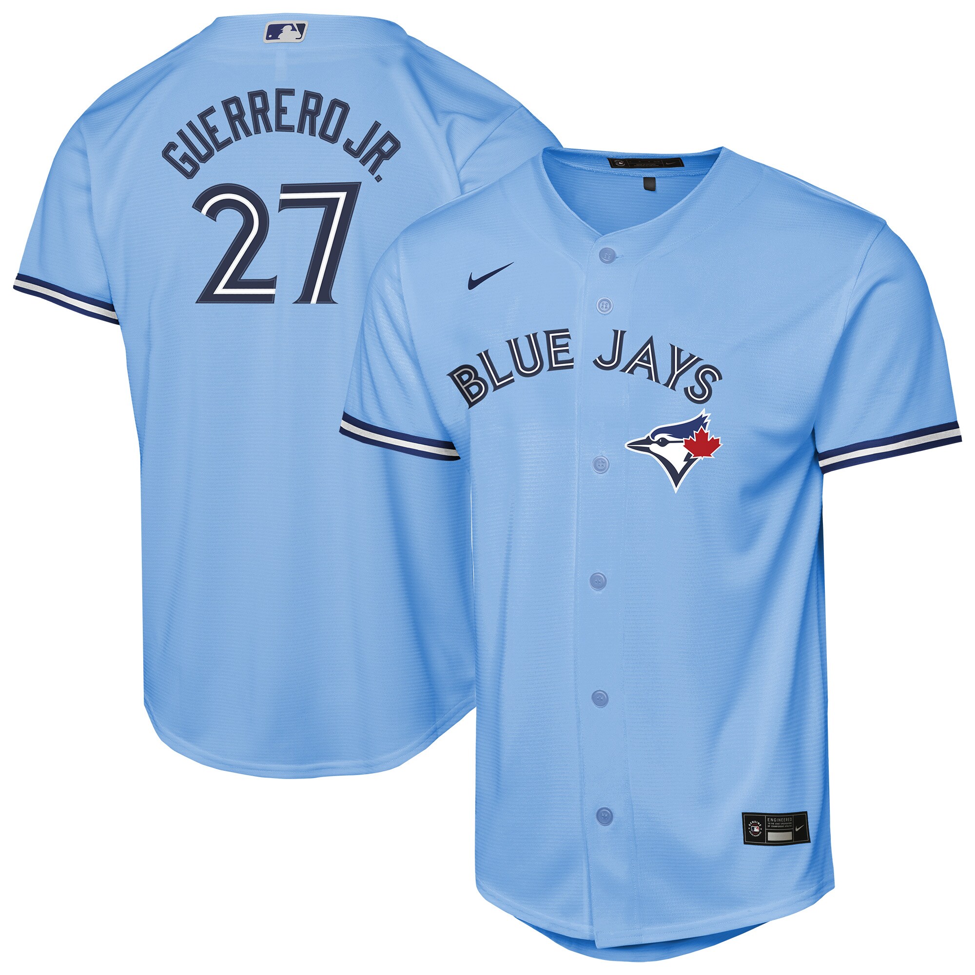Youth Toronto Blue Jays Vladimir Guerrero Jr. Nike Powder Blue Alternate Replica Jersey