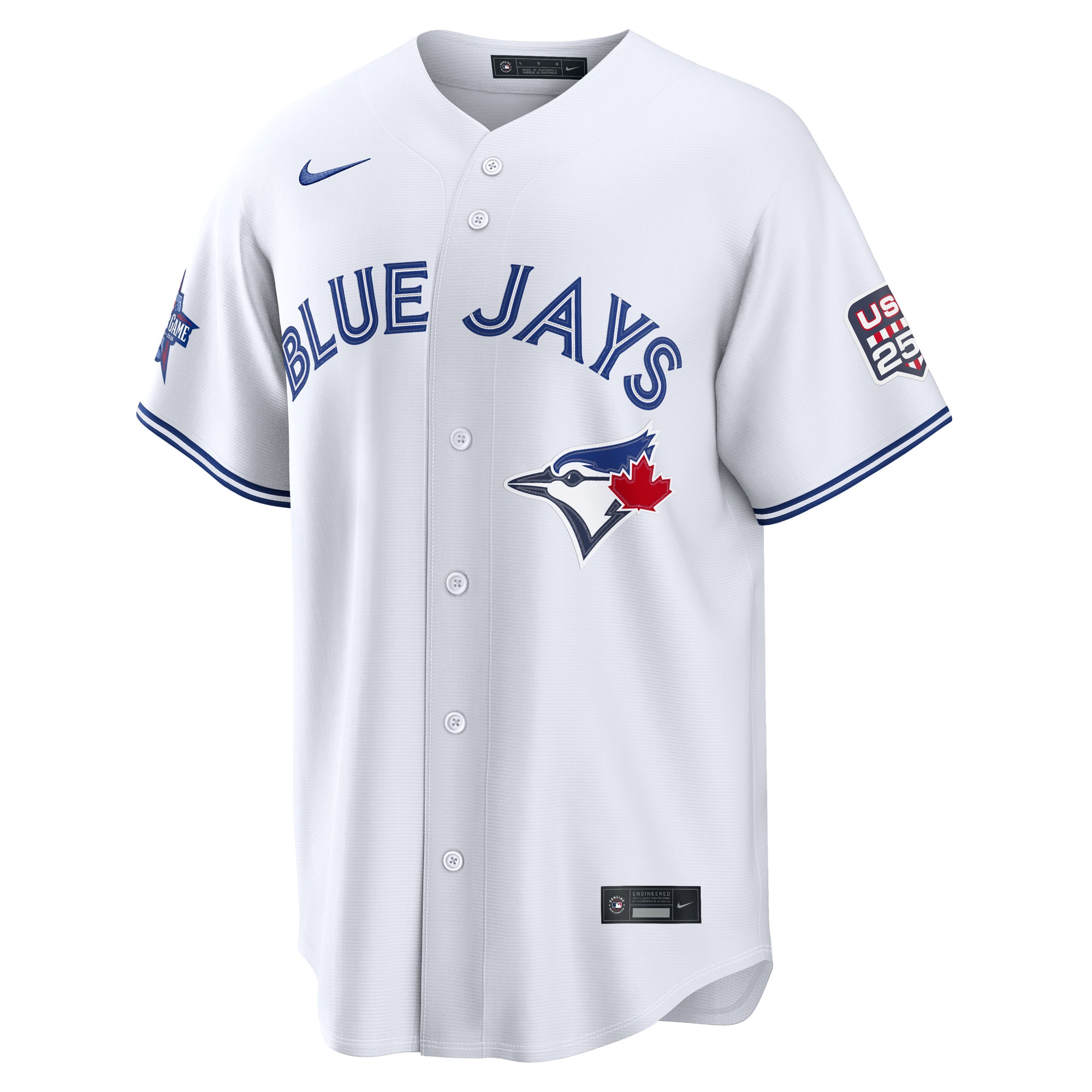2026 All-Star Edition Stars & Stripes Men's Toronto Blue Jays Vladimir Guerrero Jr. Nike White Stadium Jersey - Image 2