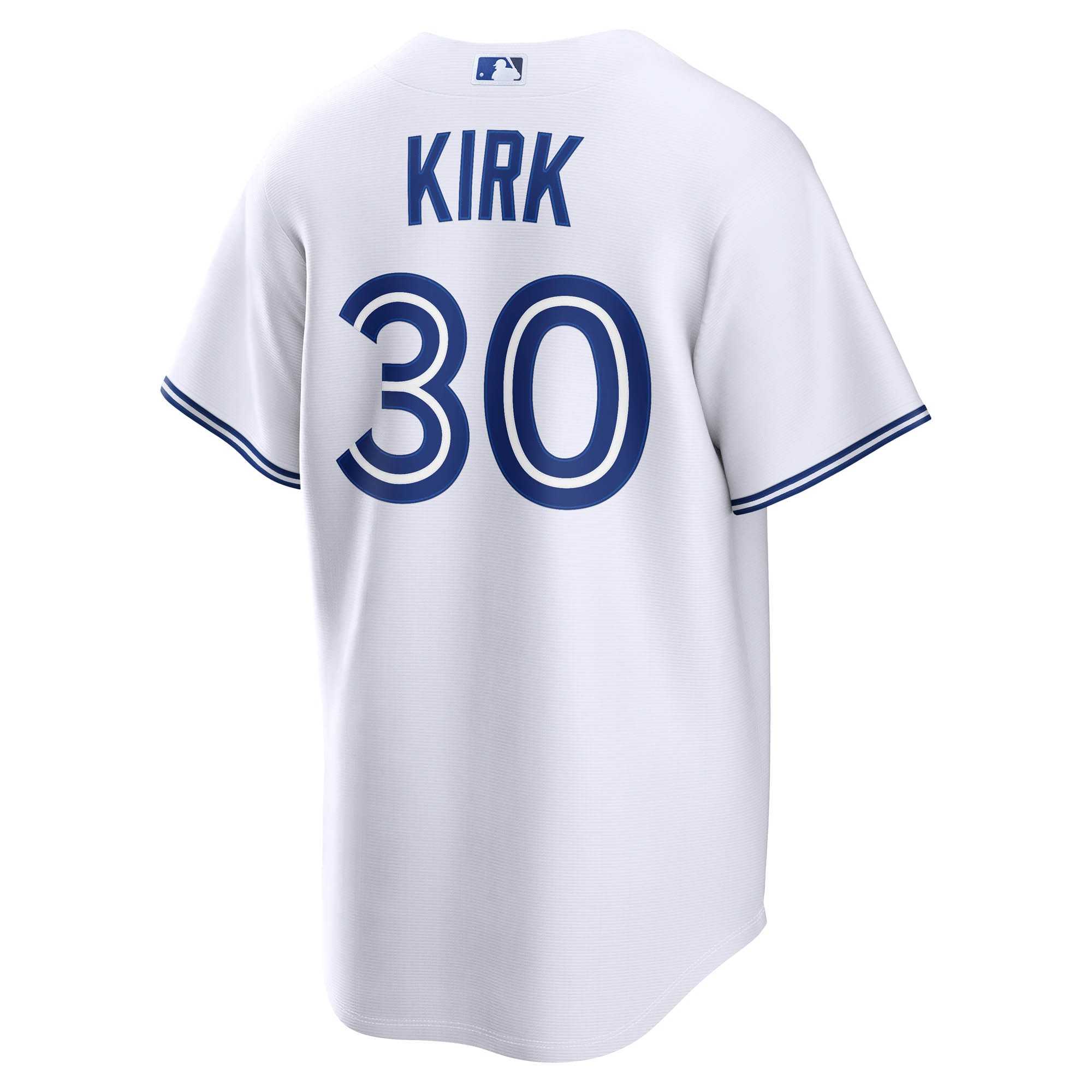 Men's Toronto Blue Jays Alejandro Kirk Nike White Home Replica Jersey - Image 3