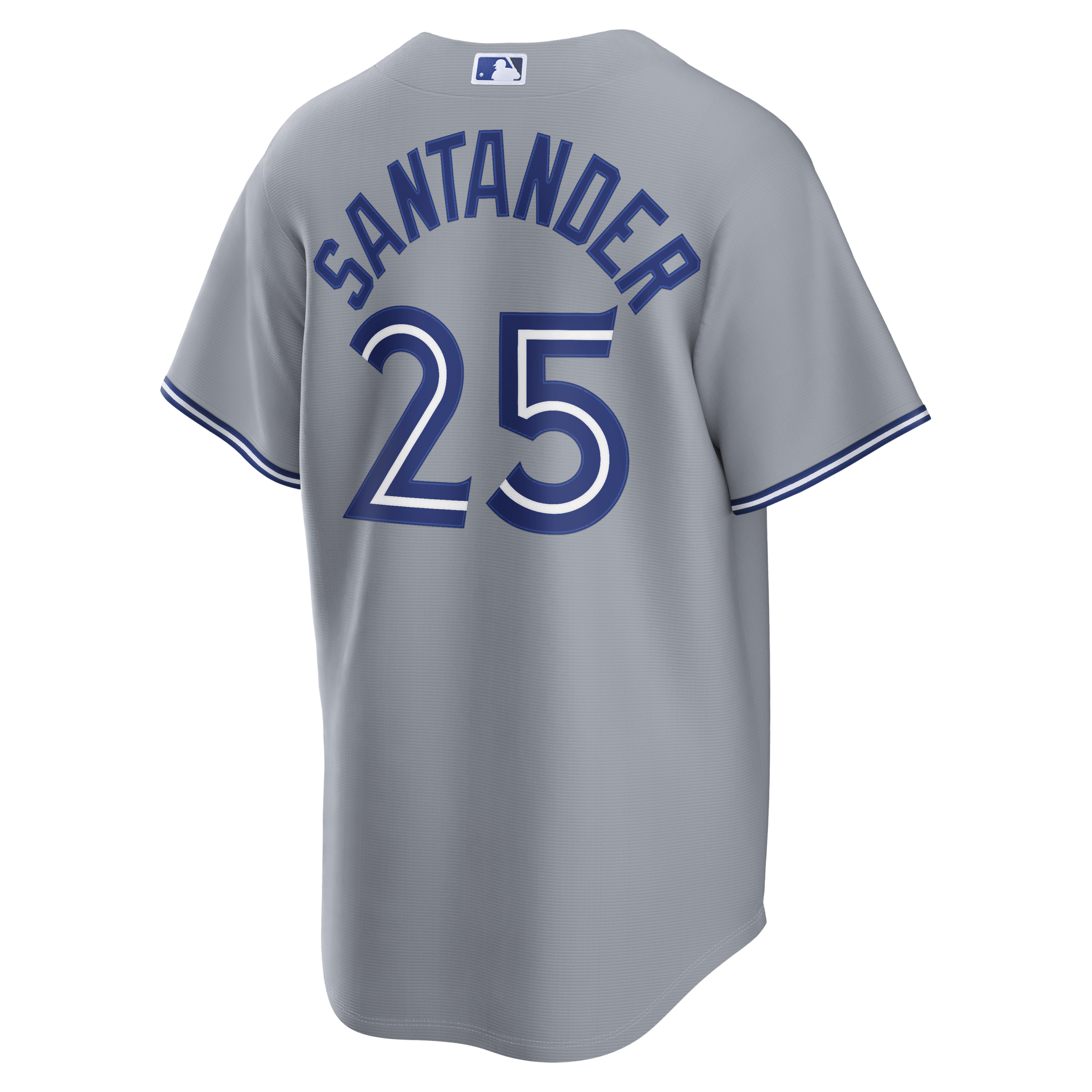 Men's Toronto Blue Jays Anthony Santander Nike Gray Road Replica Jersey - Image 3