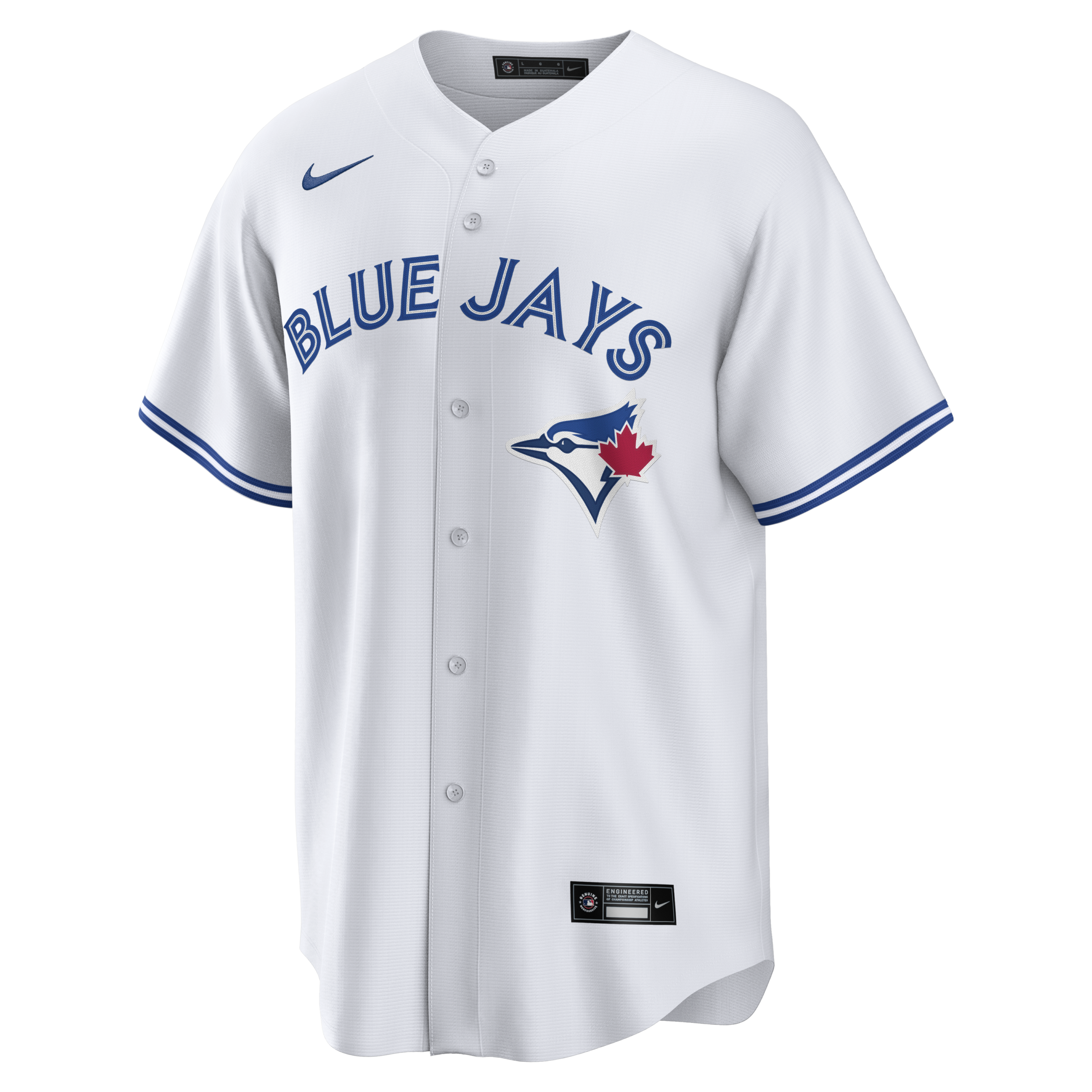 Men's Toronto Blue Jays George Springer Nike White Home Replica Jersey - Image 2