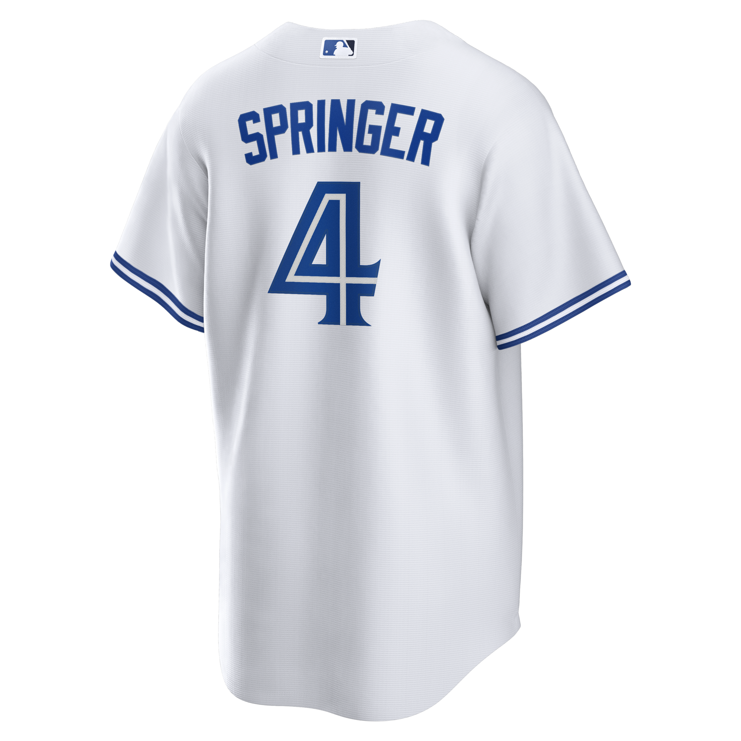Men's Toronto Blue Jays George Springer Nike White Home Replica Jersey - Image 3