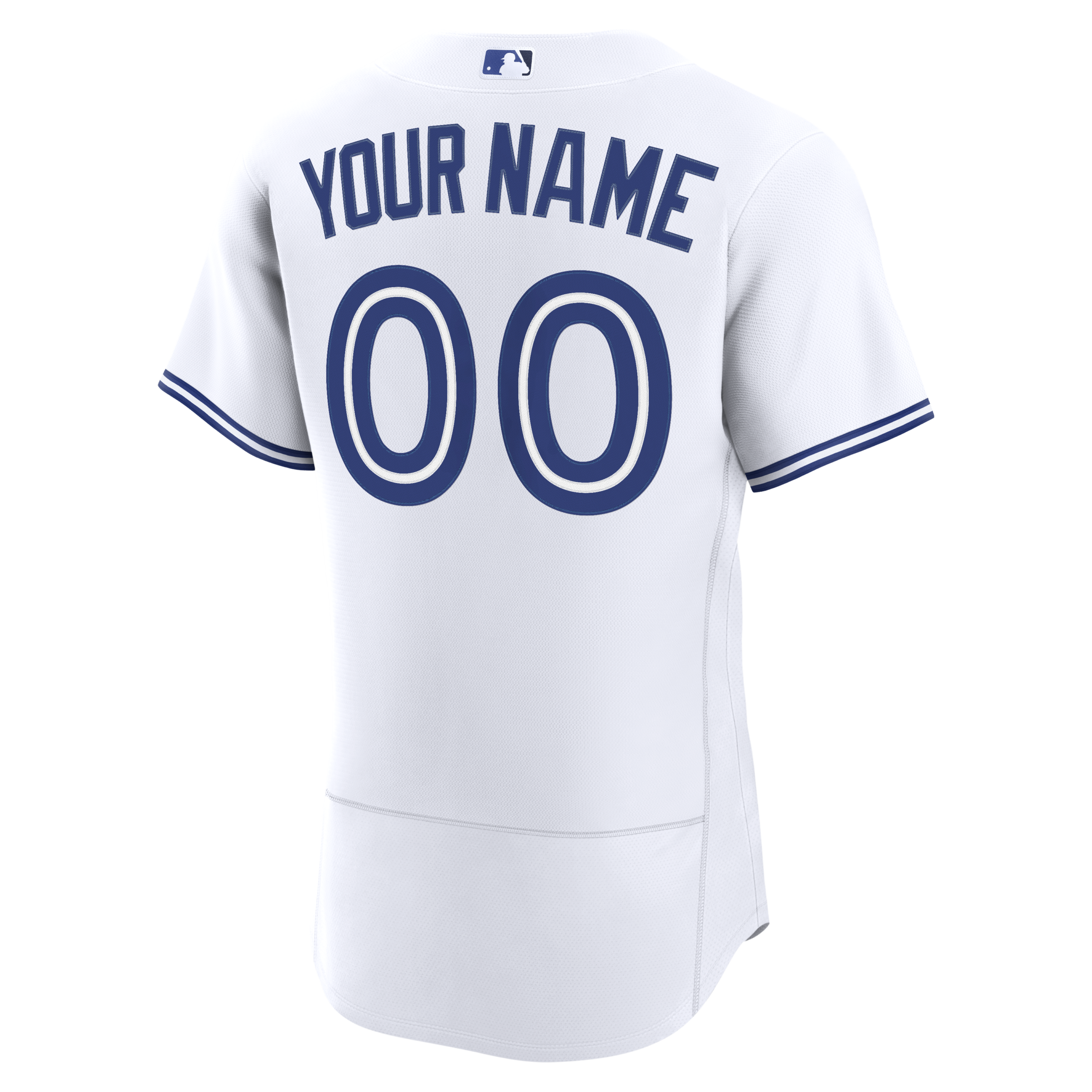 Men's Toronto Blue Jays Nike White Home Authentic Custom Jersey - Image 3