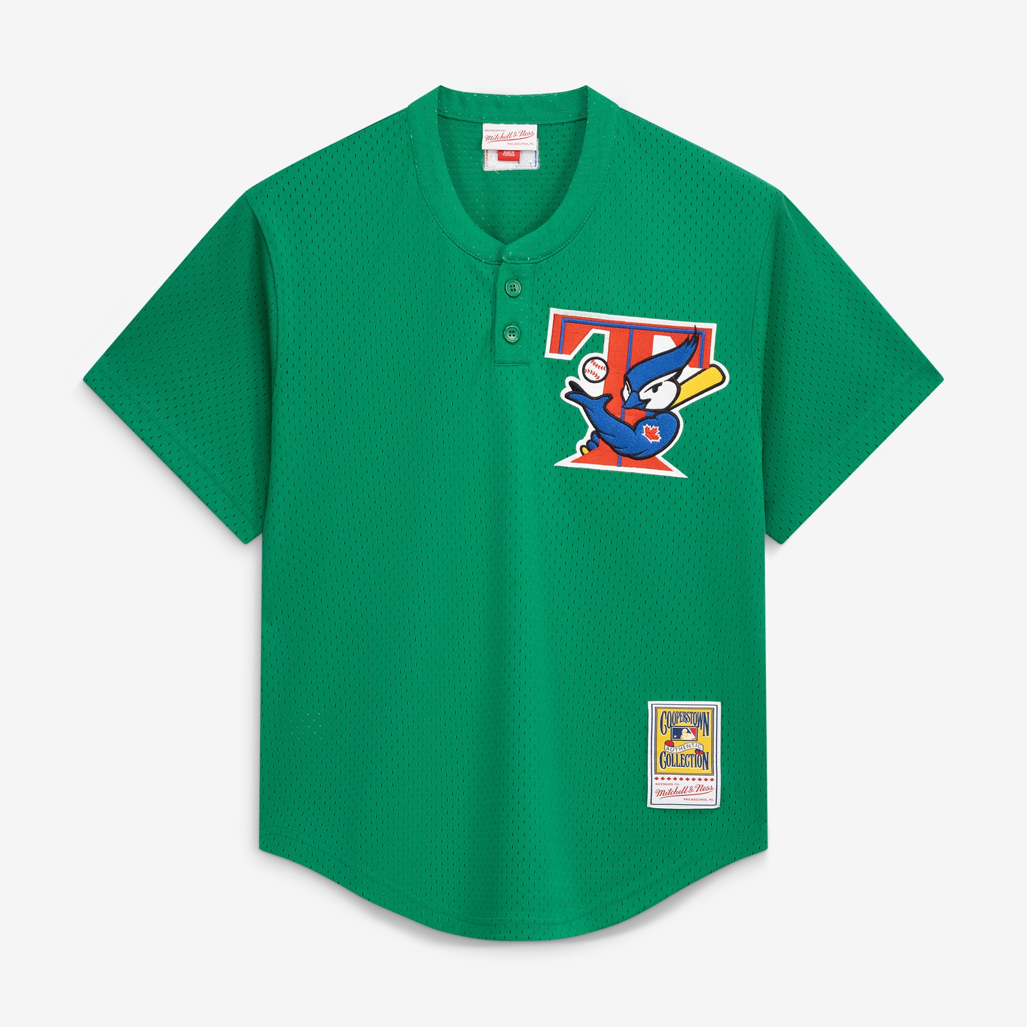Men's Toronto Blue Jays Roy Halladay Mitchell & Ness Green Authentic Batting Practice Jersey - Image 2