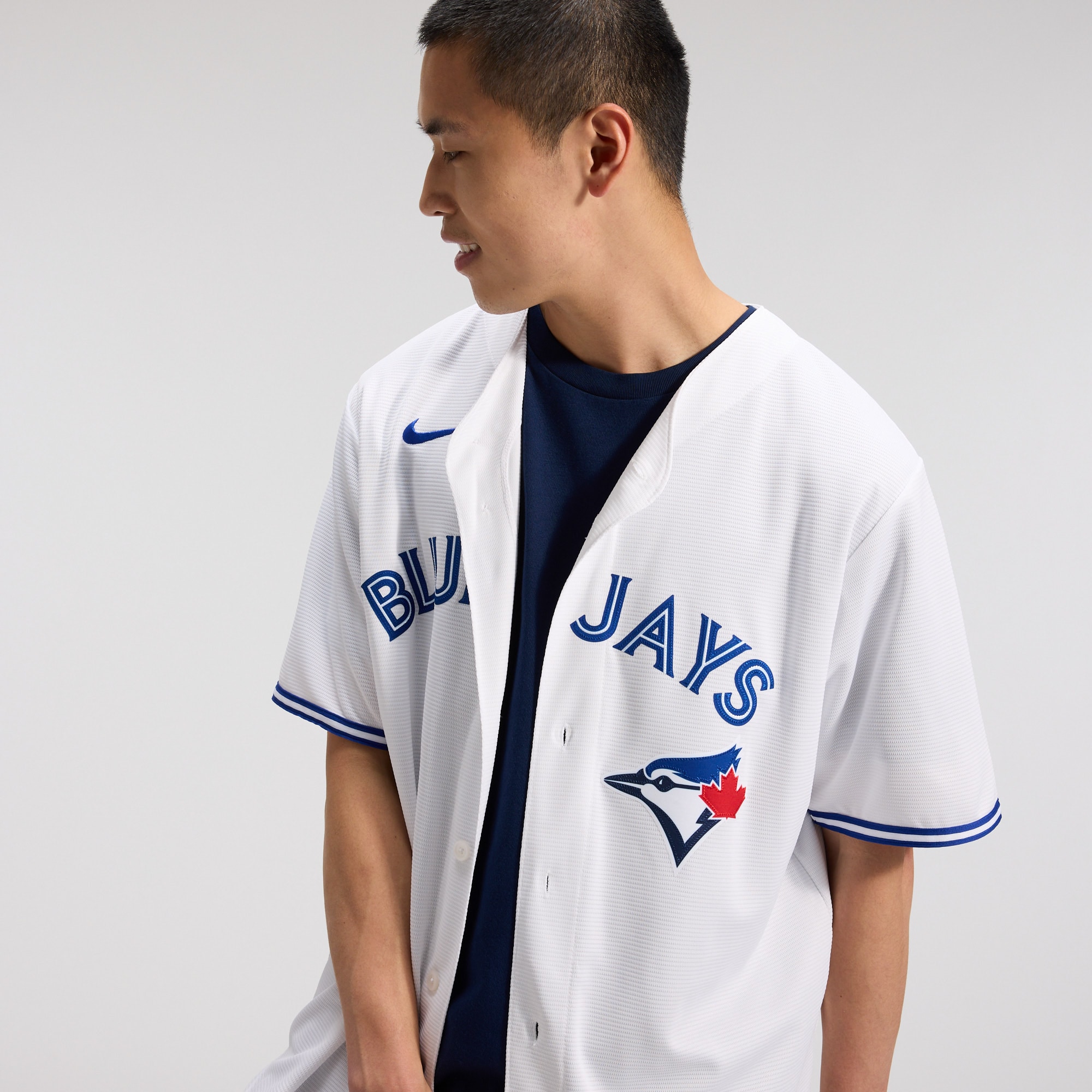 Men's Toronto Blue Jays Trey Yesavage Nike White Home Replica Jersey - Image 10