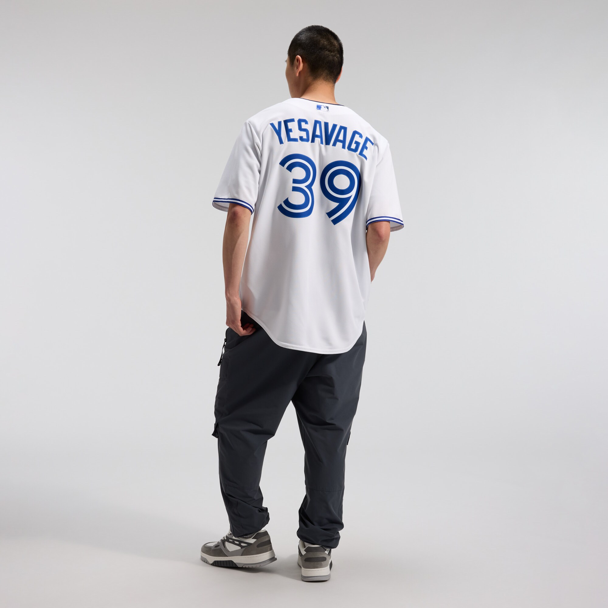 Men's Toronto Blue Jays Trey Yesavage Nike White Home Replica Jersey - Image 5