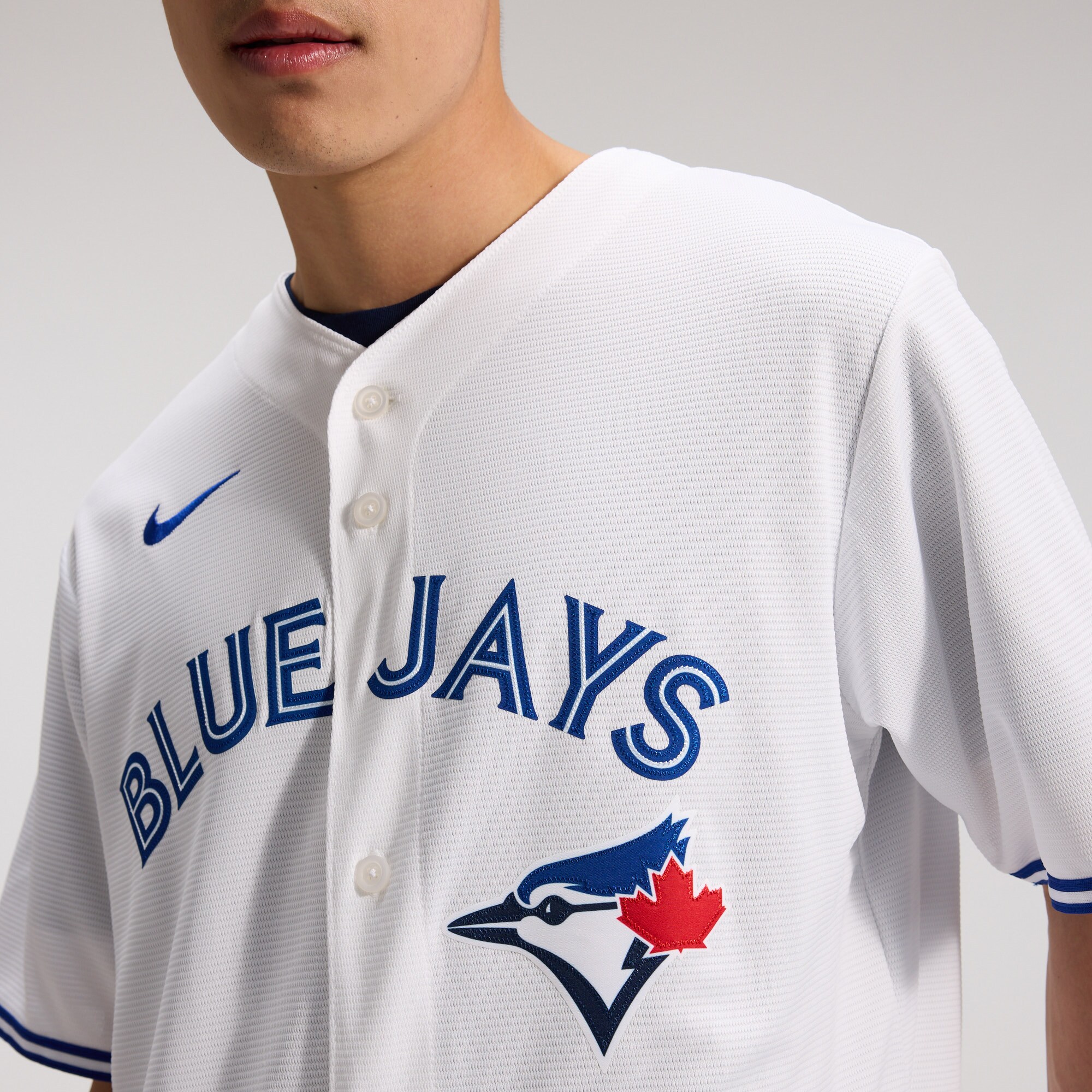 Men's Toronto Blue Jays Trey Yesavage Nike White Home Replica Jersey - Image 9