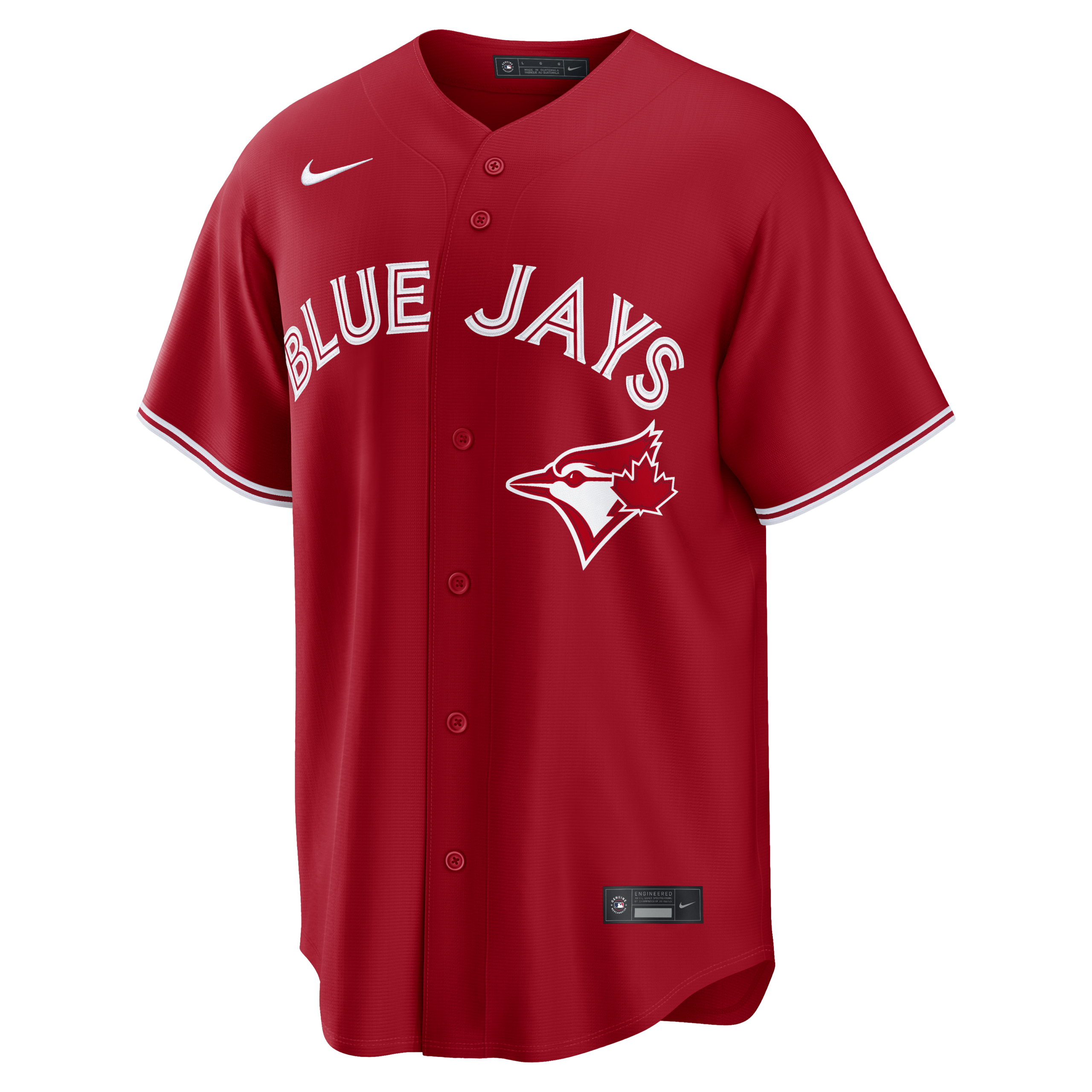 Men's Toronto Blue Jays Vladimir Guerrero Jr. Nike Red Canada Day Replica Jersey - Image 2