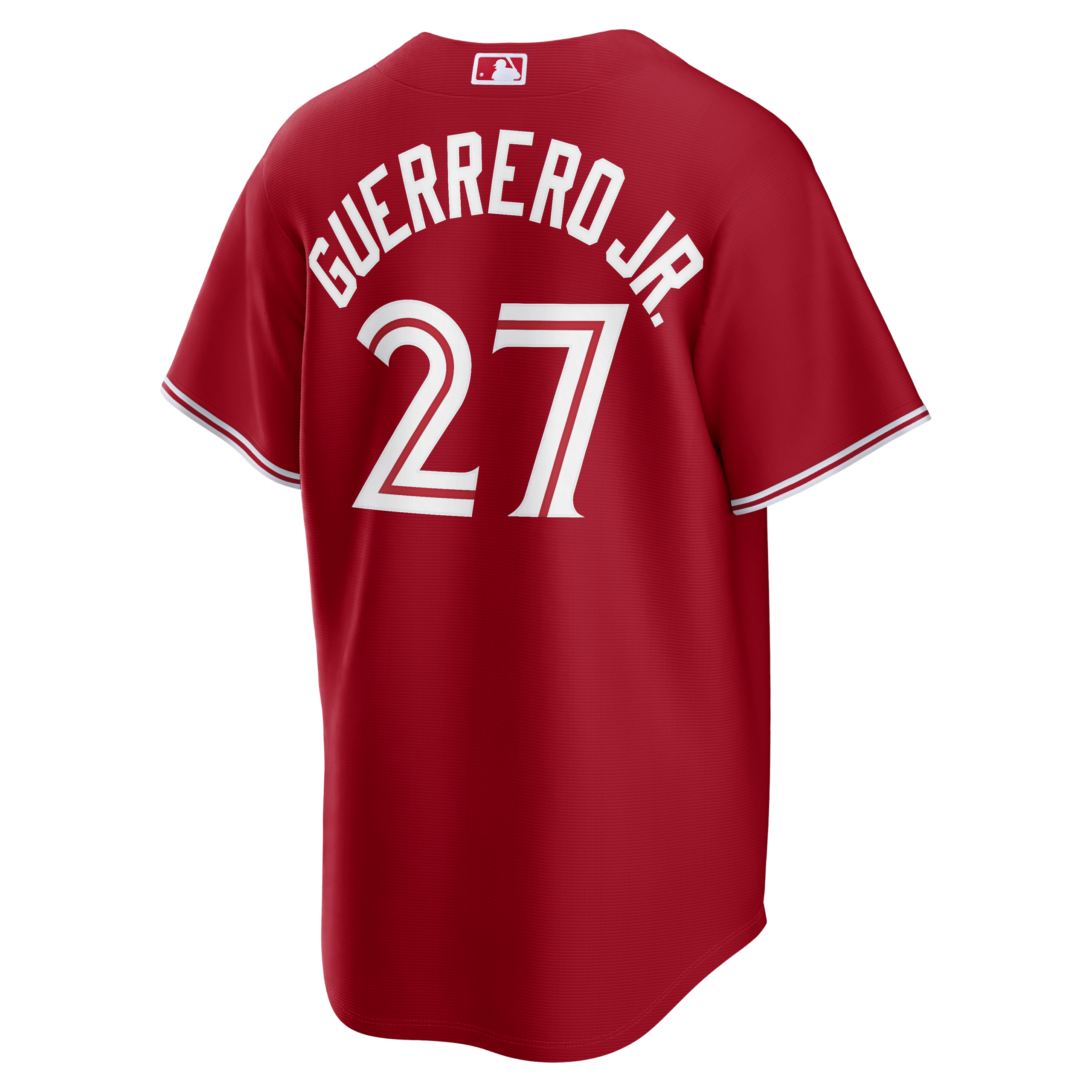 Men's Toronto Blue Jays Vladimir Guerrero Jr. Nike Red Canada Day Replica Jersey - Image 3