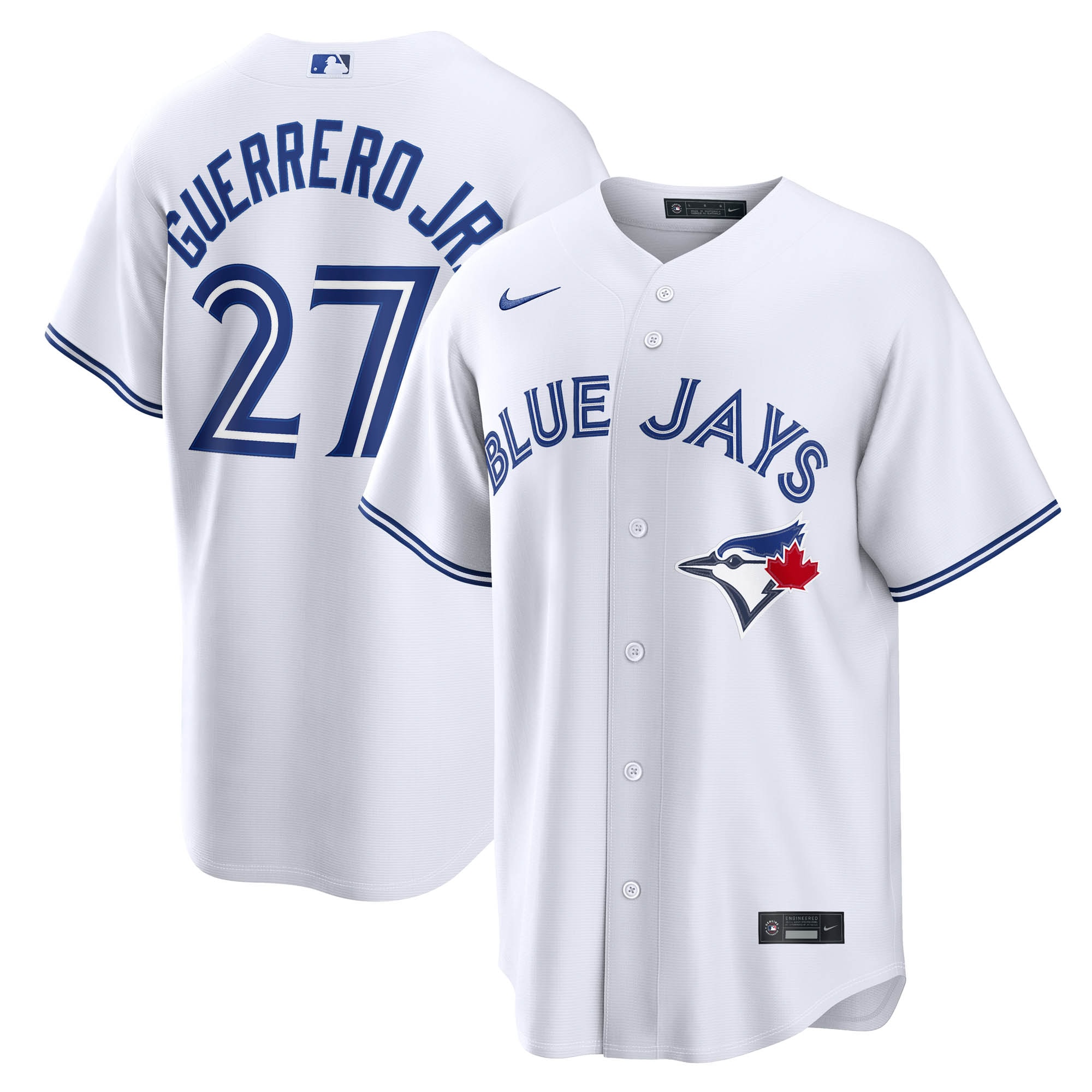 Men's Toronto Blue Jays Vladimir Guerrero Jr. Nike White Home Replica Jersey