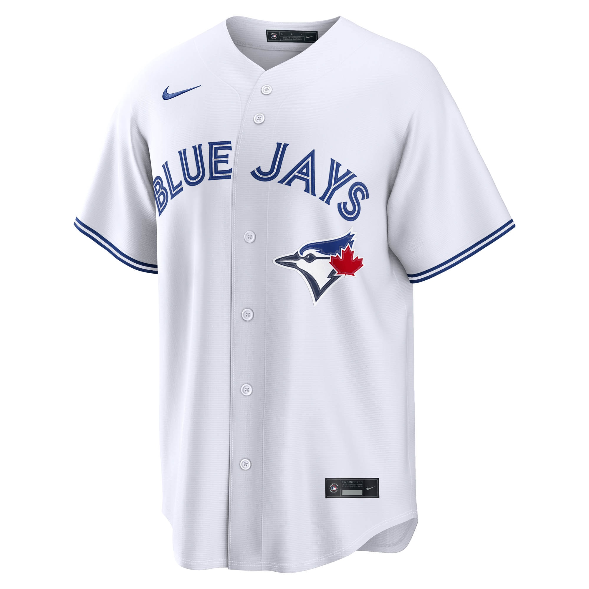 Men's Toronto Blue Jays Vladimir Guerrero Jr. Nike White Home Replica Jersey - Image 2