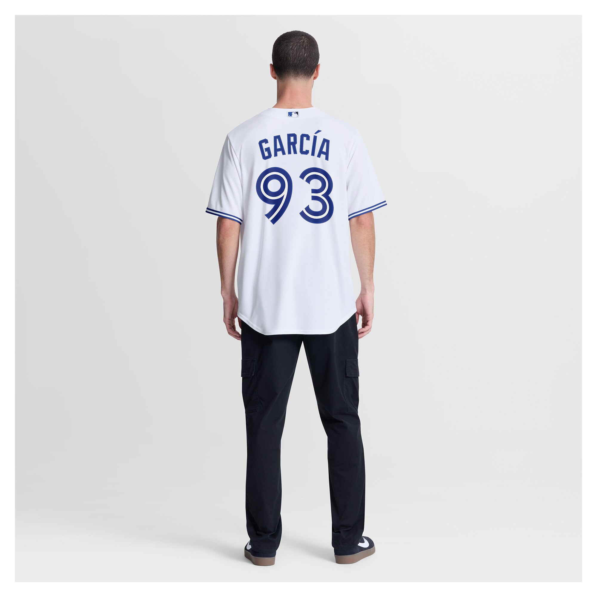 Men's Toronto Blue Jays Yimi García Nike White Home Replica Jersey - Image 5
